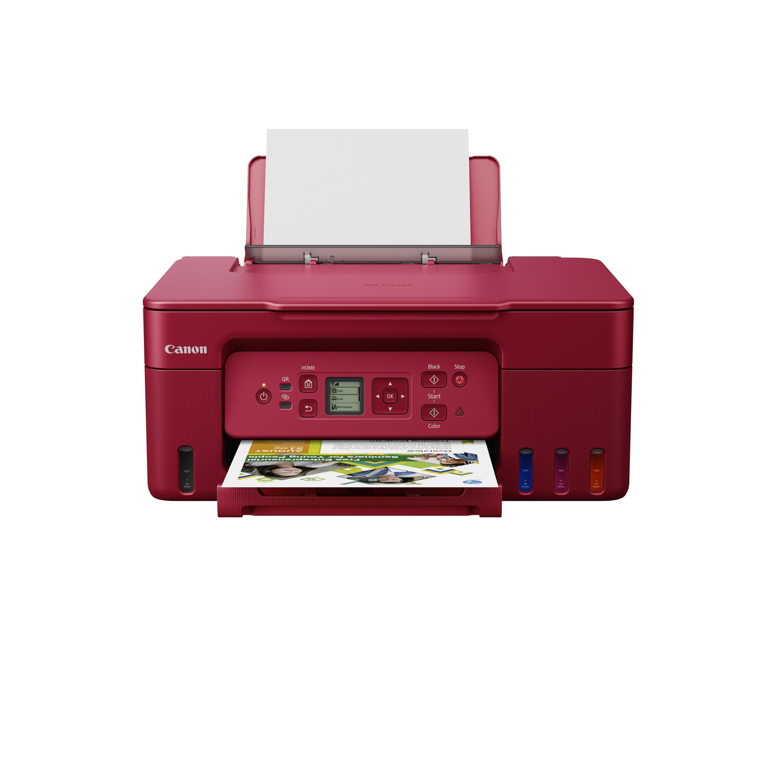 Canon G3470 EUM/EMB RED, Mürekkep Püskürtmeli Yazıcı, Kırmızı