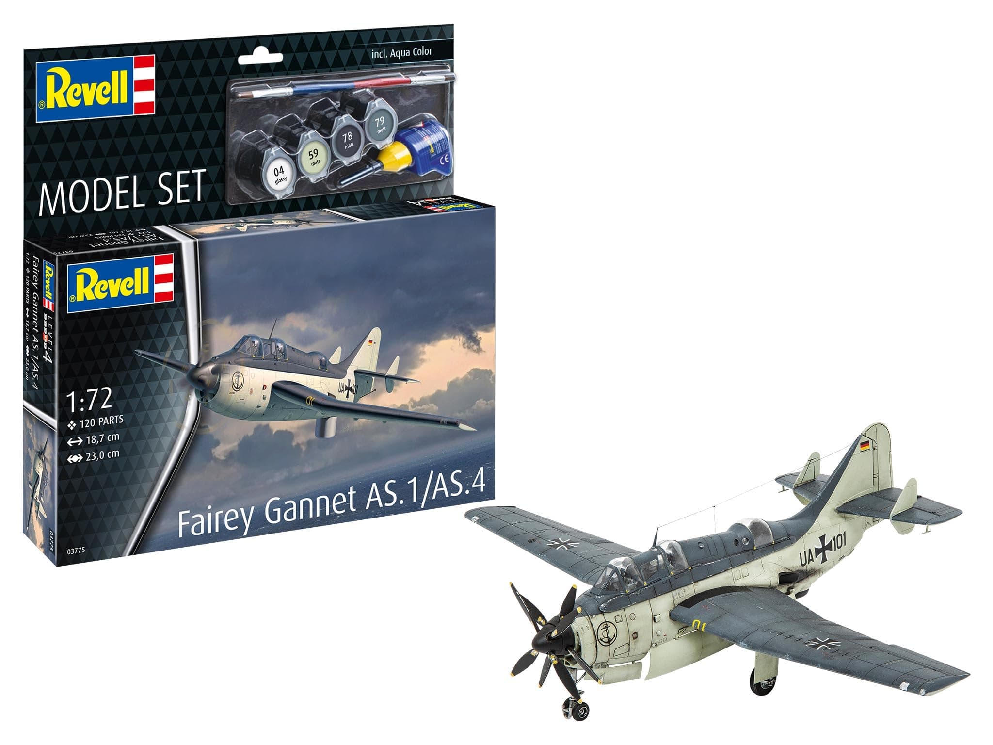 Revell M. Set Fairey Gannet AS.1/AS.4, Oyuncak