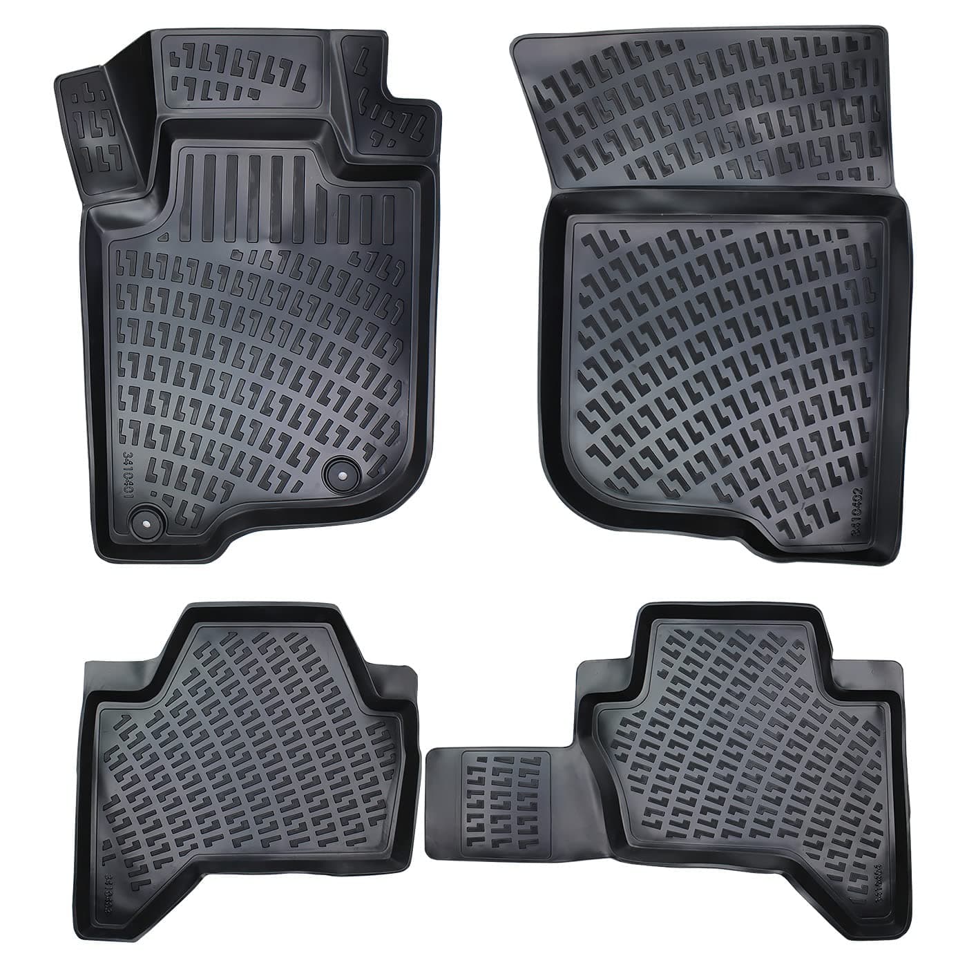 Rizline Mitsubishi Pajero 2006 sonrası Uyumlu 3D Havuzlu Paspas