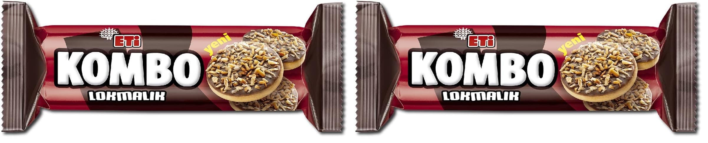 Eti Kombo Lokmalık Bisküvi 84 g 2li paket