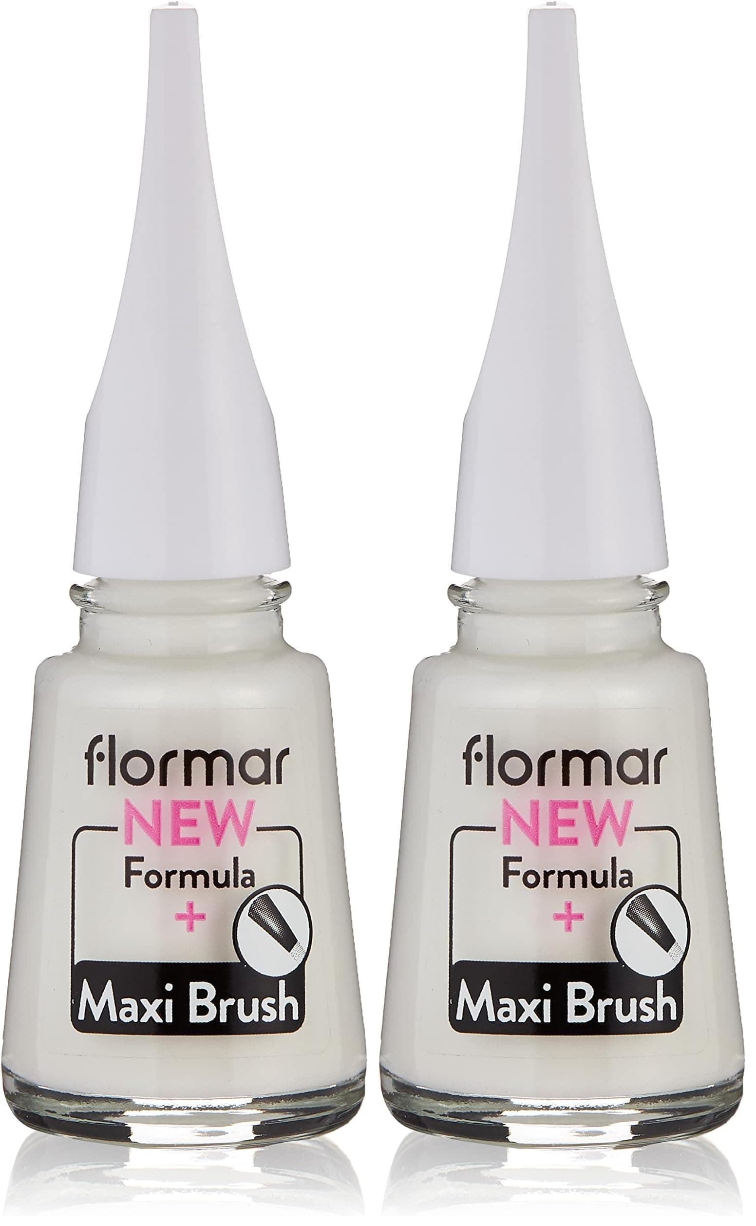 Flormar Klasik Parlak Bitişli Yüksek Pigmentli Oje Nail Enamel 310 Snow White New (2 paketi)