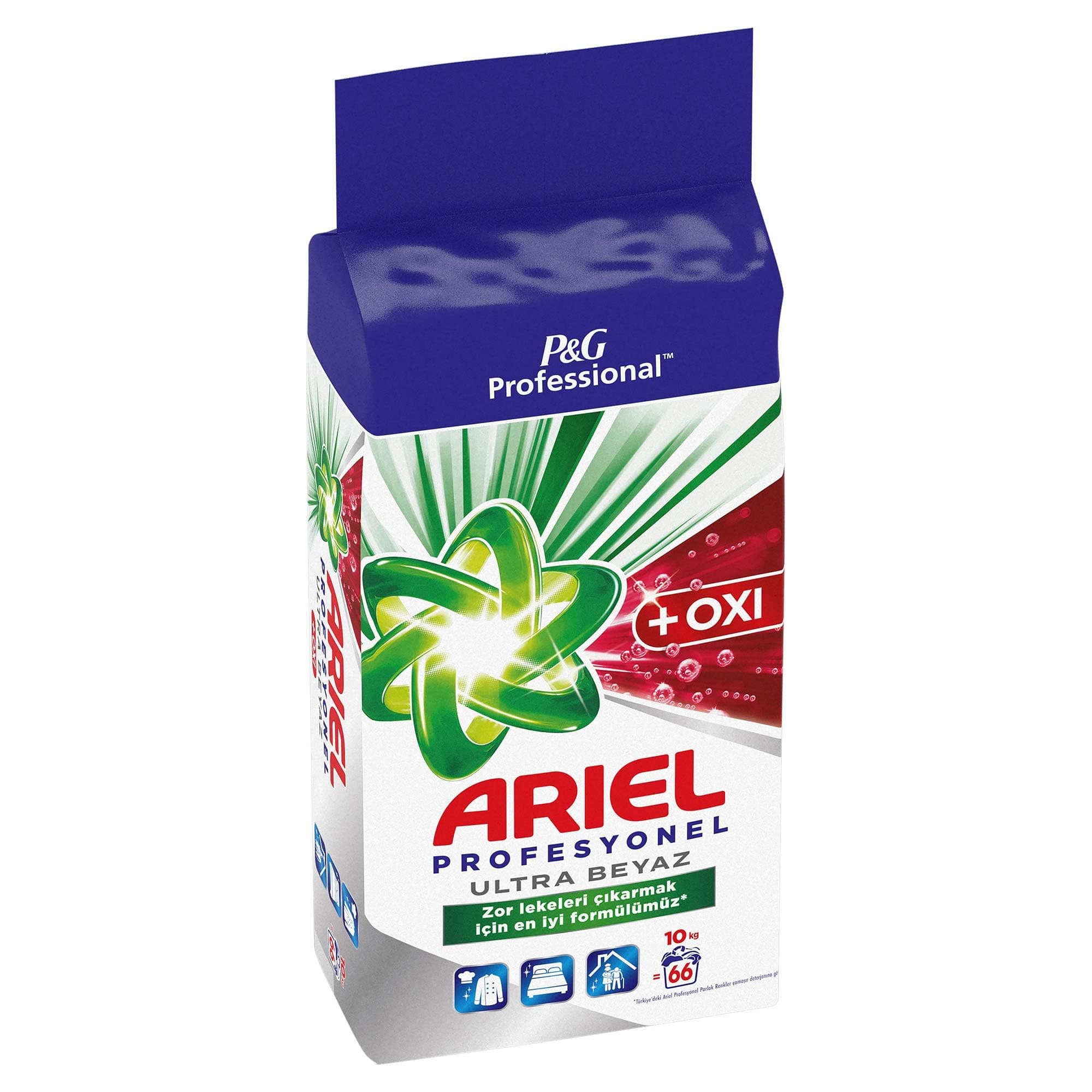 Ariel Professional Toz Çamaşır Deterjanı 66 Yıkama, 10 Kilogram