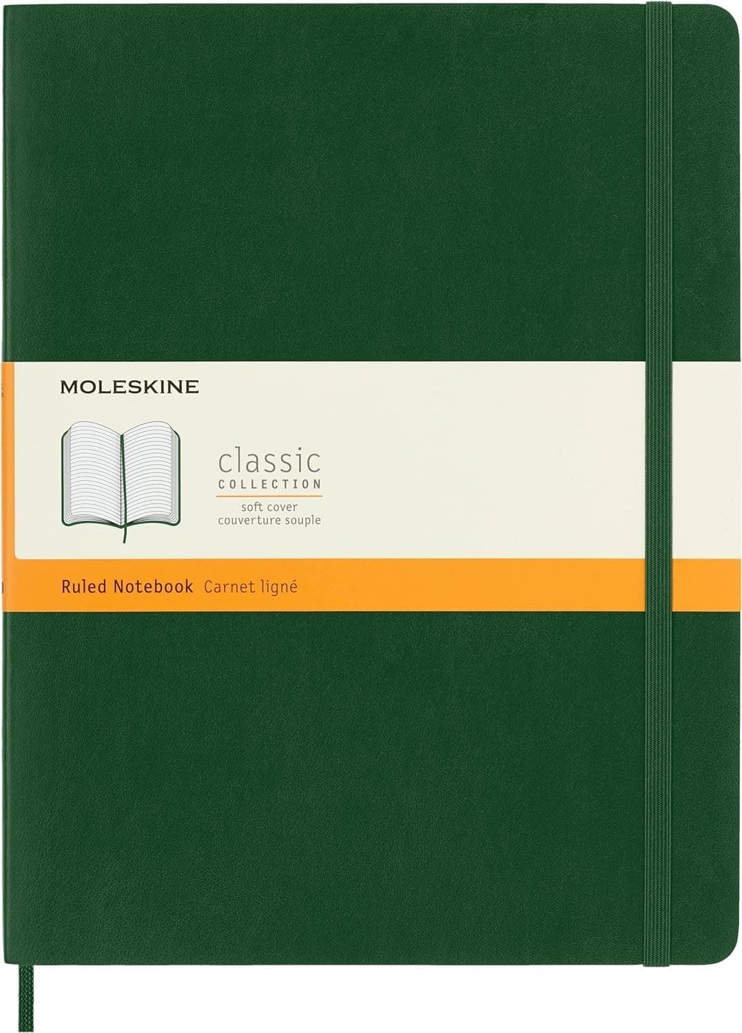 Moleskine Çizgili Mersin Yeşili Defter XL Boy Yumuşak Kapak