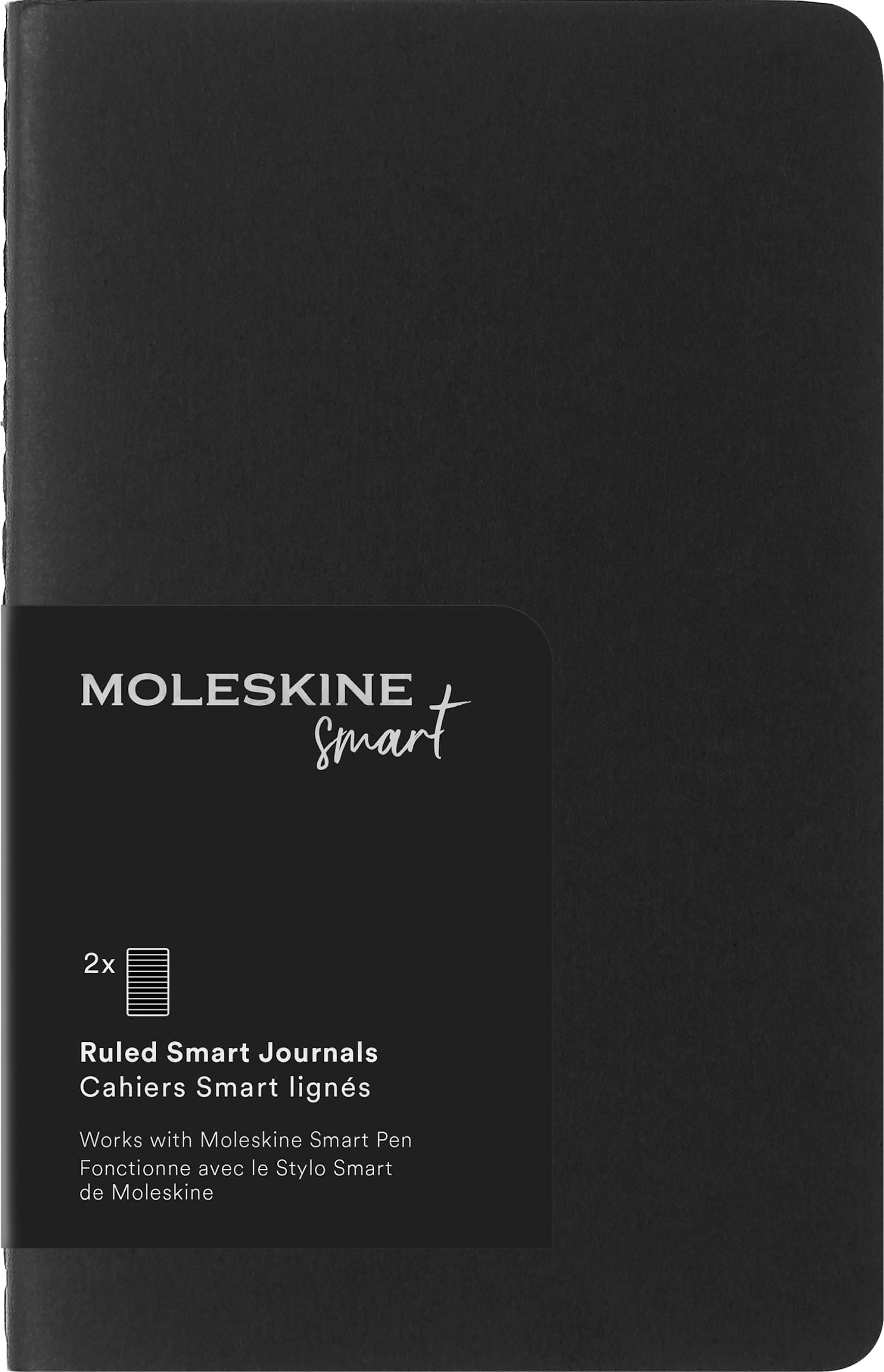 Moleskine Smart Cahier Not Defteri 2'Li Set Cep Boy Siyah