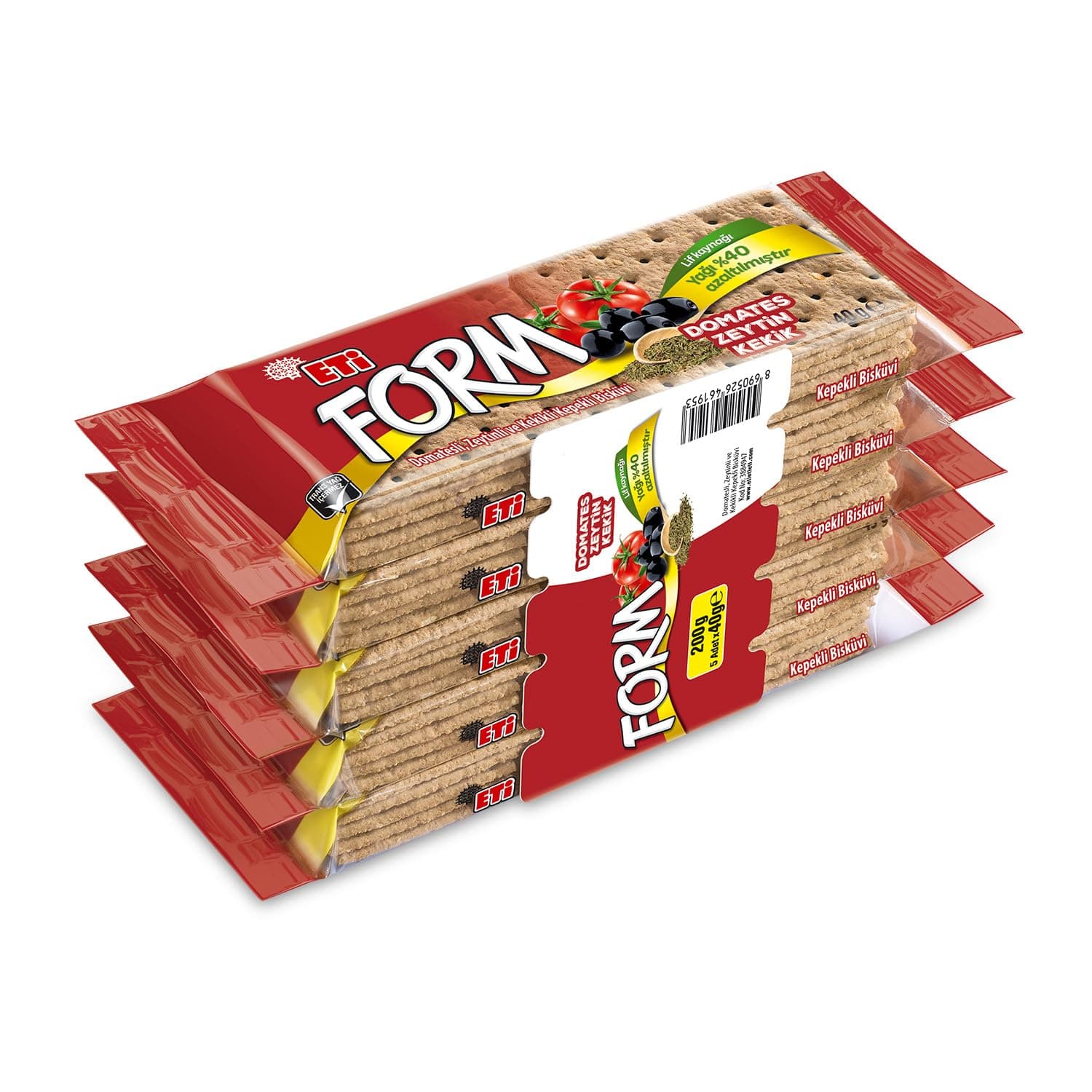 Eti Form Kepekli Domatesli Zeytinli 200 g