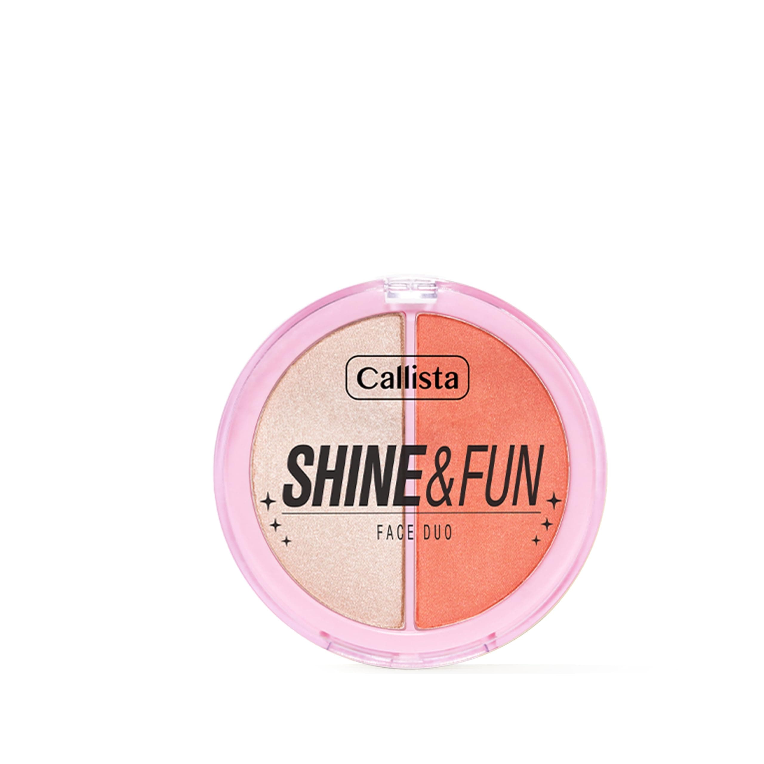 Callista Shine & Fun Face Duo 120 Dream Team Allık & Aydınlatıcı Paleti