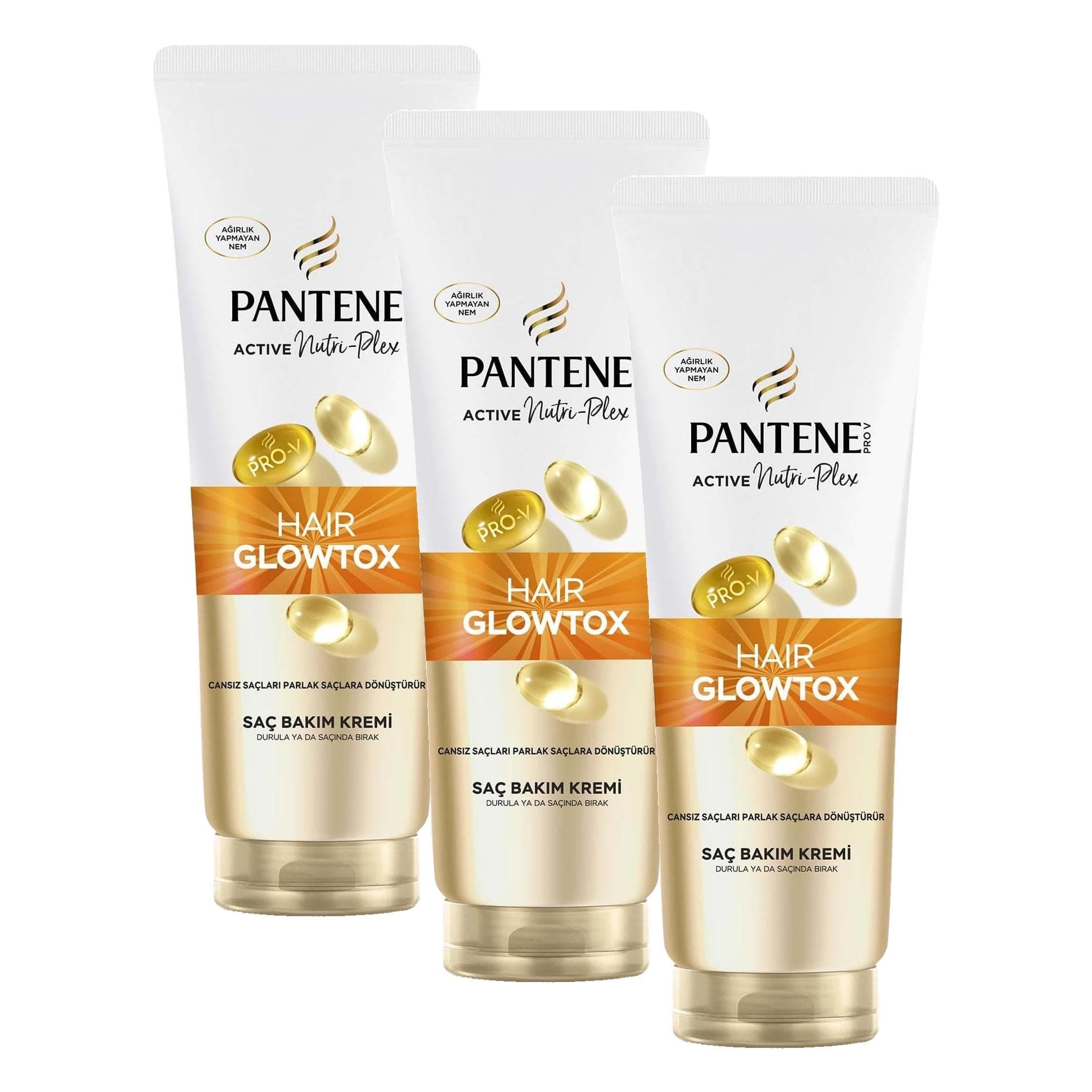 Pantene Glowtox Saç Kremi 275 ml (3 paketi)