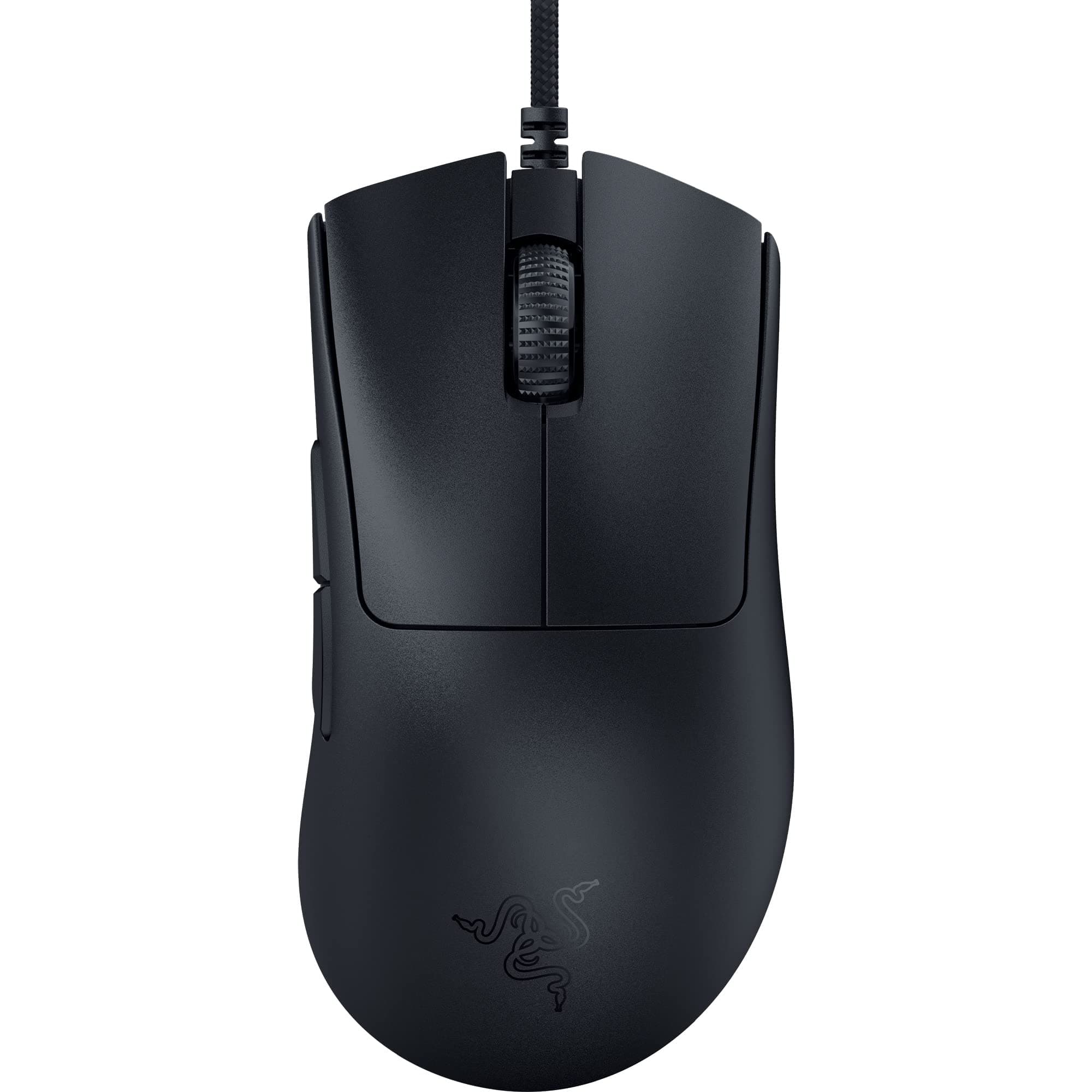 Razer DeathAdder V3 - Ergonomik Esports Fare (59 g Hafif Tasarım, Ergonomik Şekil, 30K Optik Sensör, Optik Fare Anahtarı Gen-3, 8000Hz HyperPolling Teknolojisi, Speedflex Kablo) Siyah