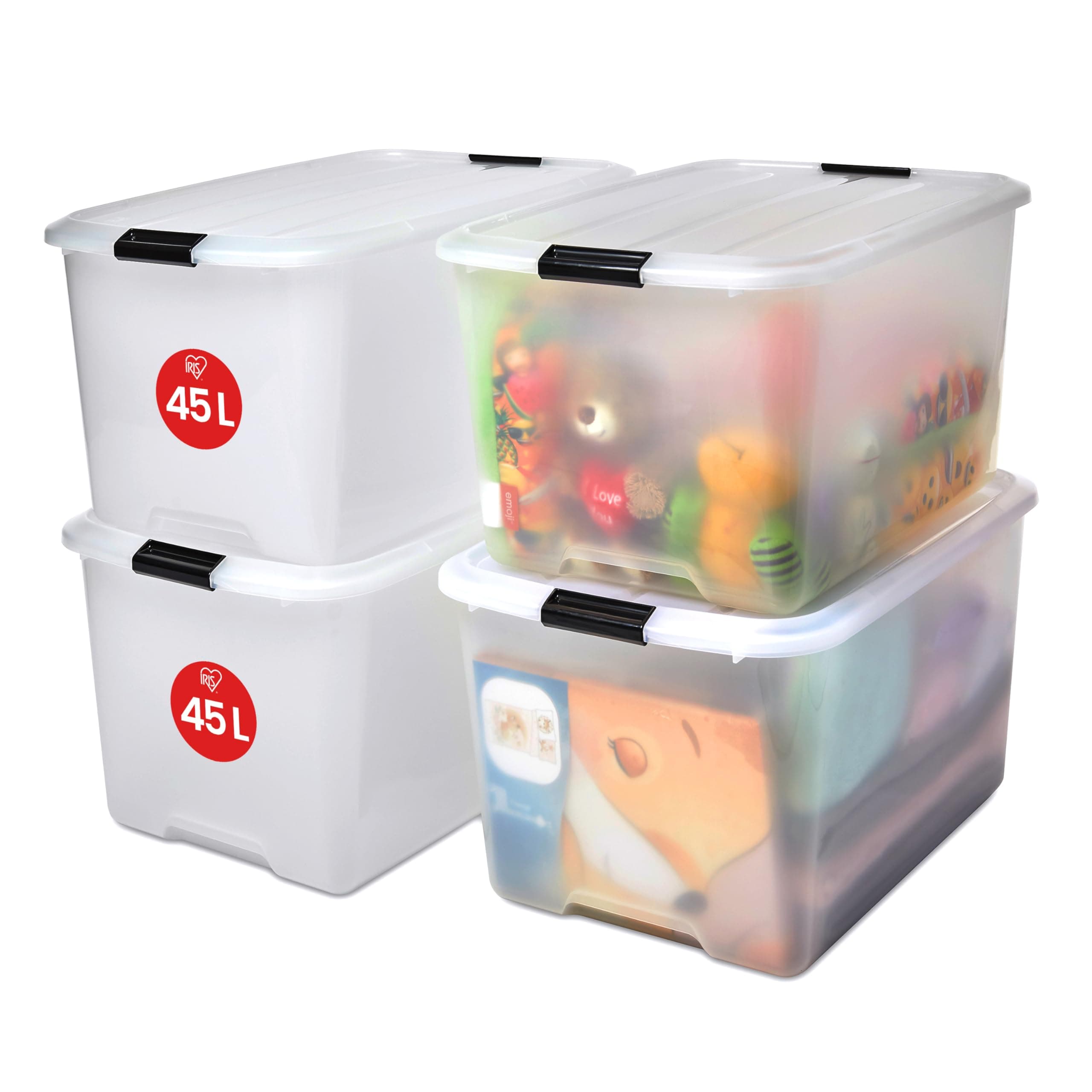 IRIS OHYAMA TB-45 Kutu Seti, 45L, Şeffaf