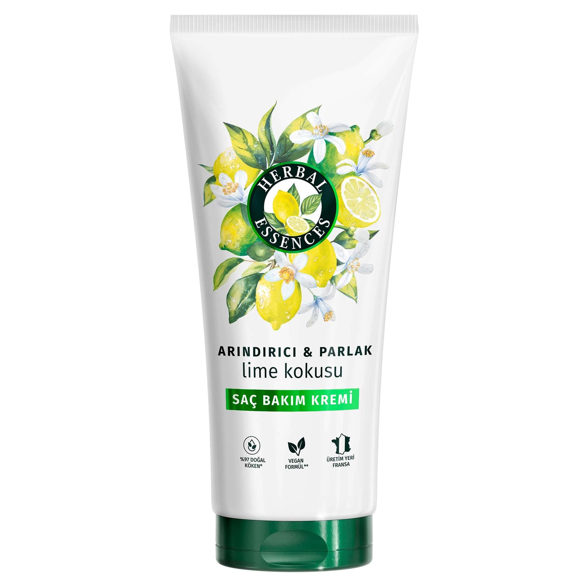 Herbal Essences Arındırıcı ve Parlaklık Veren Lime Kokulu Saç Kremi 250 ml (6 paketi)