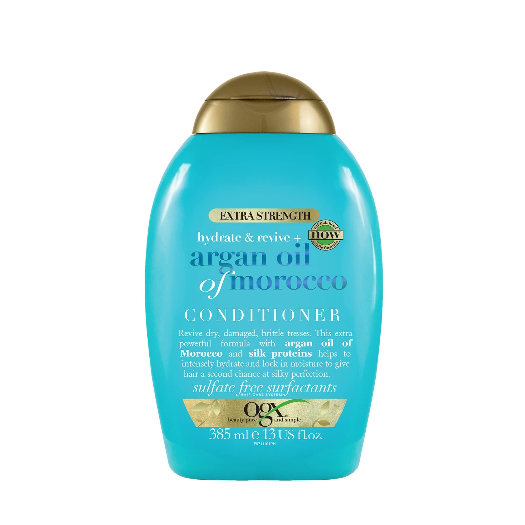 ogx ekstra güçlü nemlendirici ve canlandırıcı argan oil of morocco sülfatsız saç kremi (1 x 385 ml)