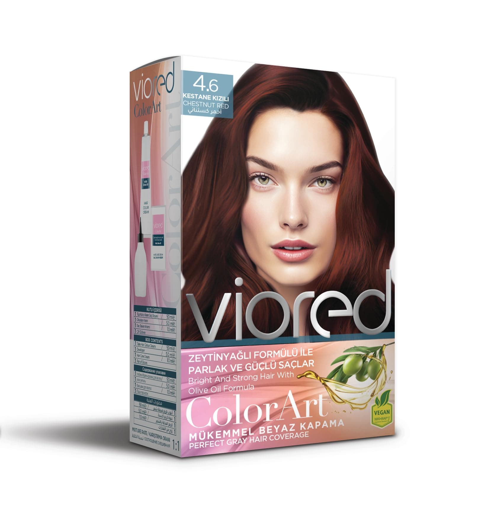 Set Saç Boyası 4.6 Kestane Kızılı
