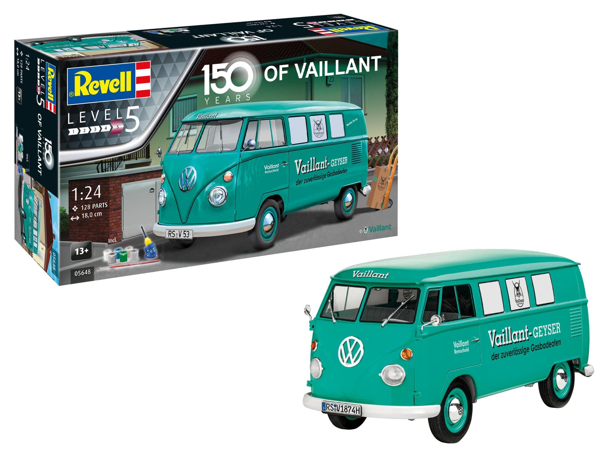 Revell Gift Set VW T1 Bus 150 Years of Vaillant