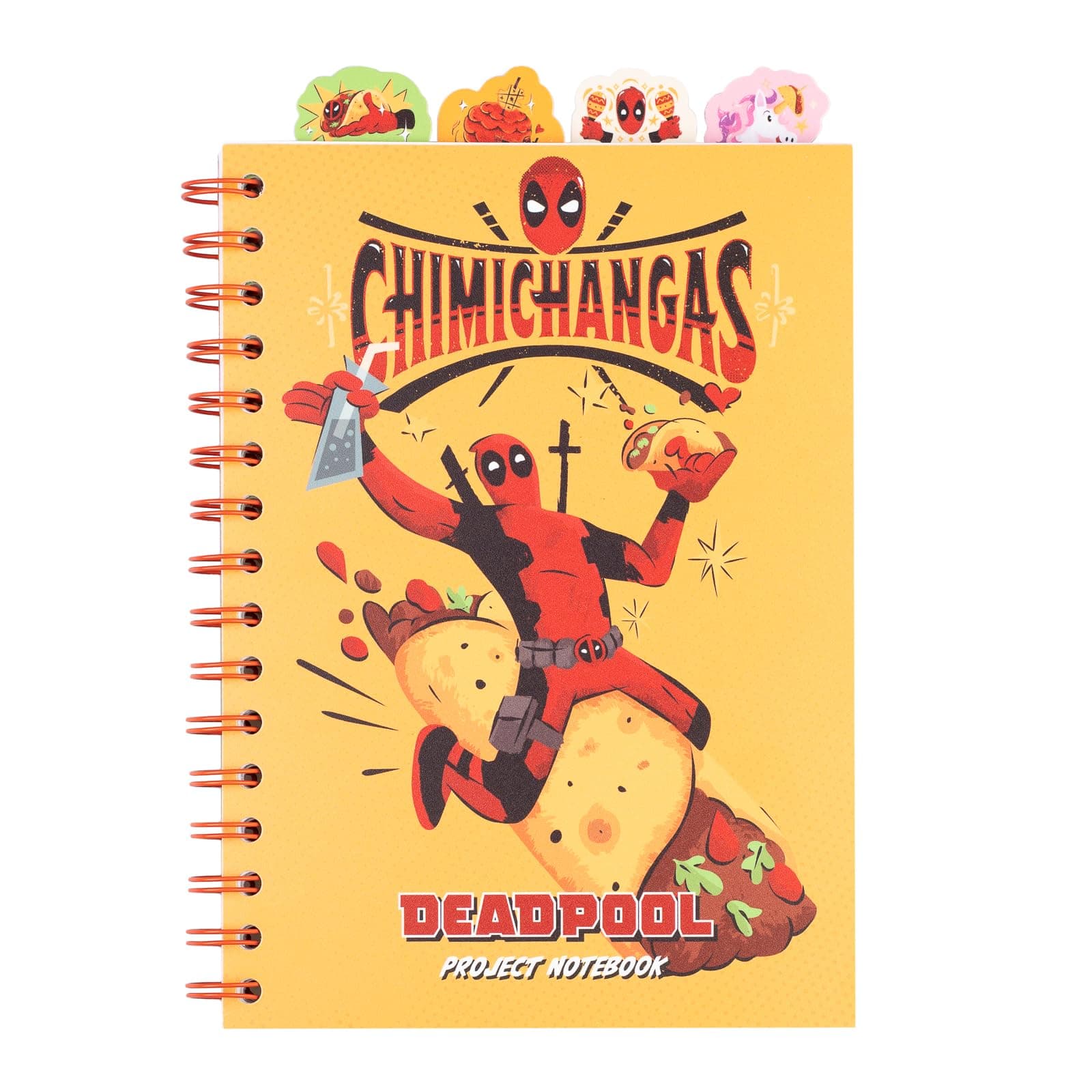 Grupo Erik Marvel Deadpool not defteri, A5 not defteri, A5 not defteri, A5, günlük, yetişkinler ve çocuklar için, resmi Marvel taraftar ürünü