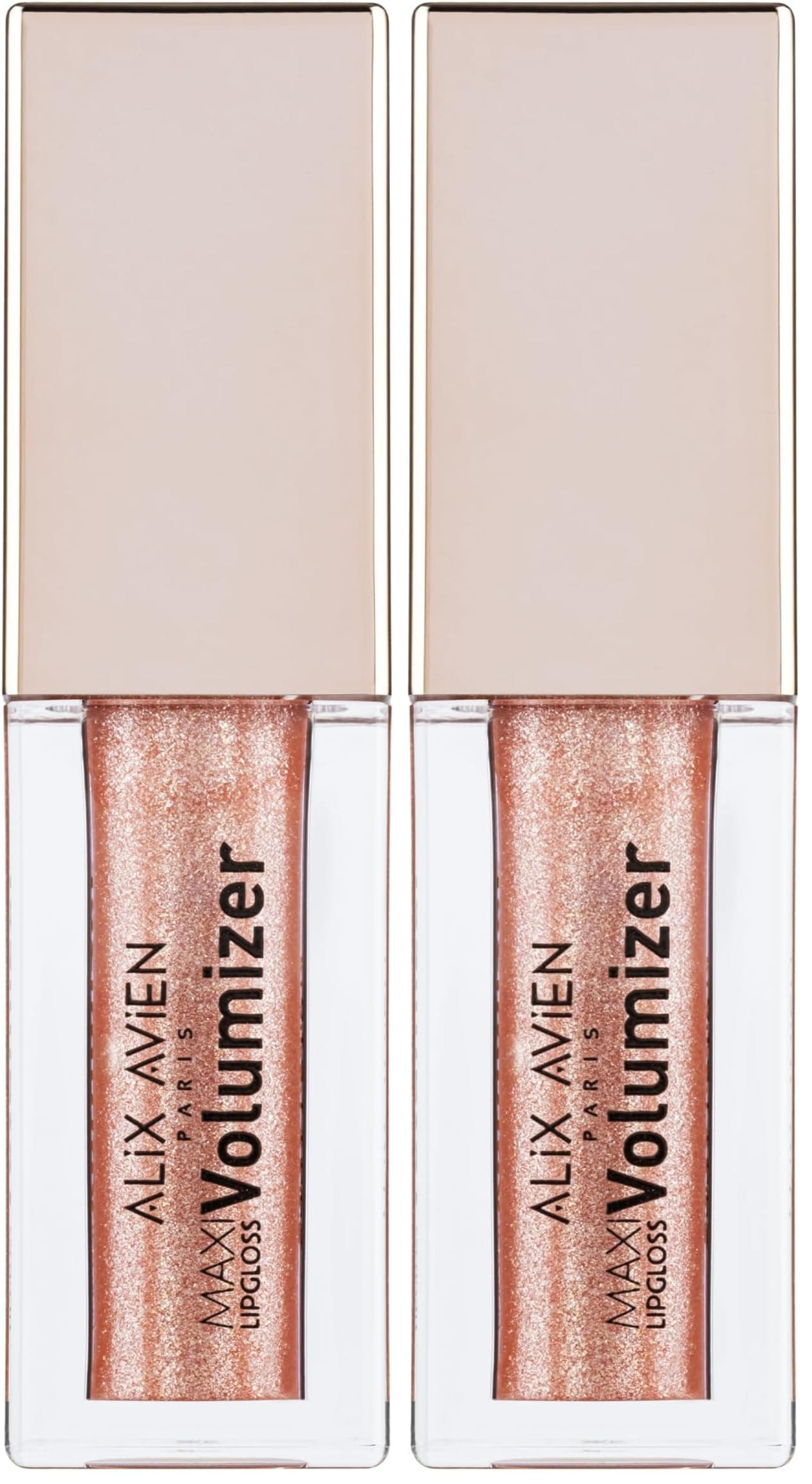 ALIX AVIEN Maxivolumizer Lipgloss 206 - Peachy Stardust - Kalıcı Ve Nemlendirici Ruj - Dolgunlaştırıcı Etki (2 paketi)