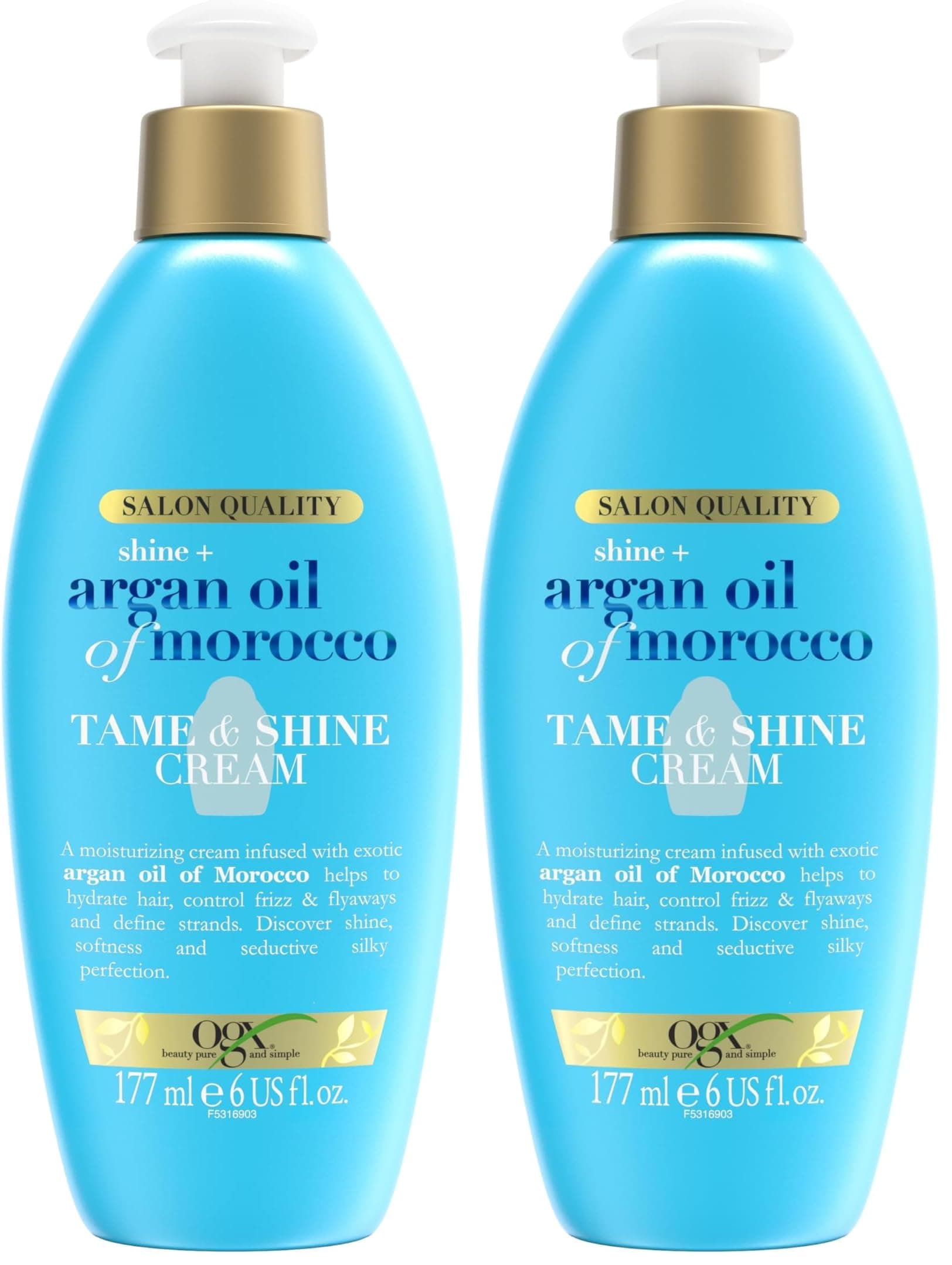 OGX Argan Oil of Morocco Şekillendirici Parlaklık Kremi 177 ml (2 paketi)