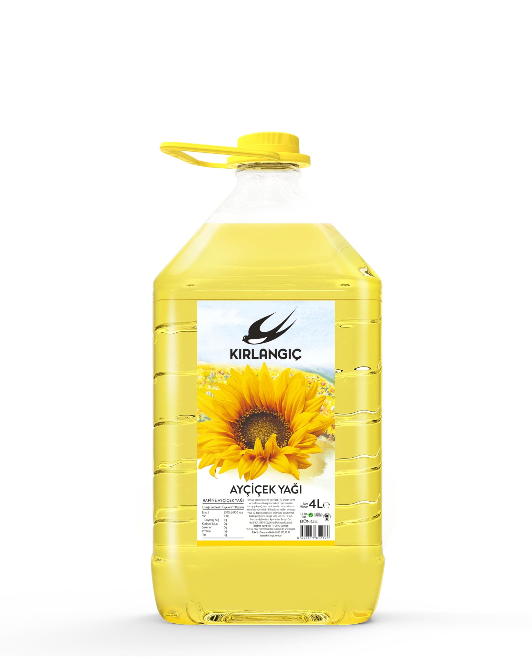 Kırlangıç 4 lt Ayçiçek Yağı