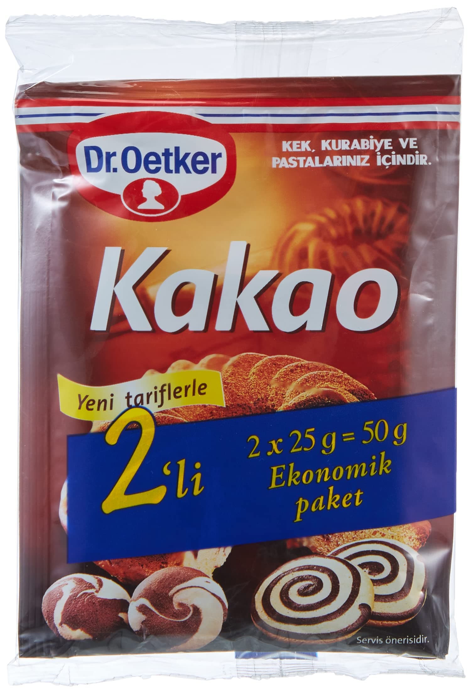 Dr. Oetker Kakao 25 gr x 2 Adet