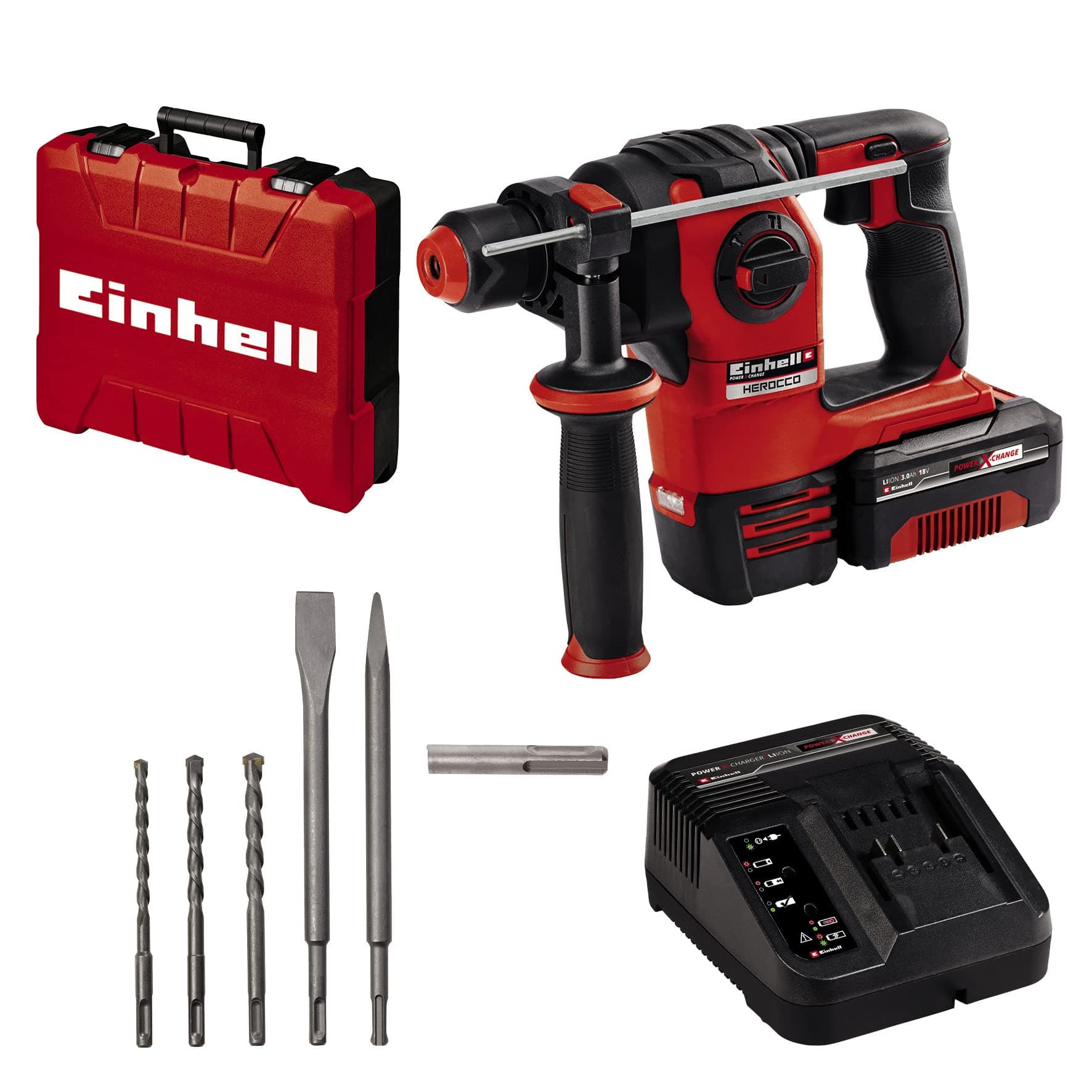 Einhell Akülü Pnömatik Matkap HEROCCO Kit +5 (1x3,0 Ah) 4513975