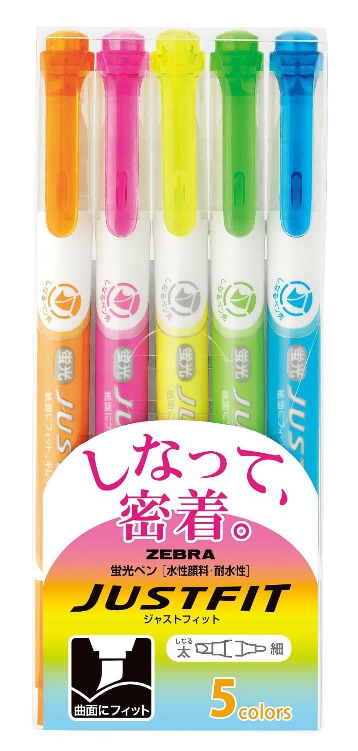 Zebra, Highlighter Fit 5 Colors, Wkt17-5C, 5'li, 5 Renk