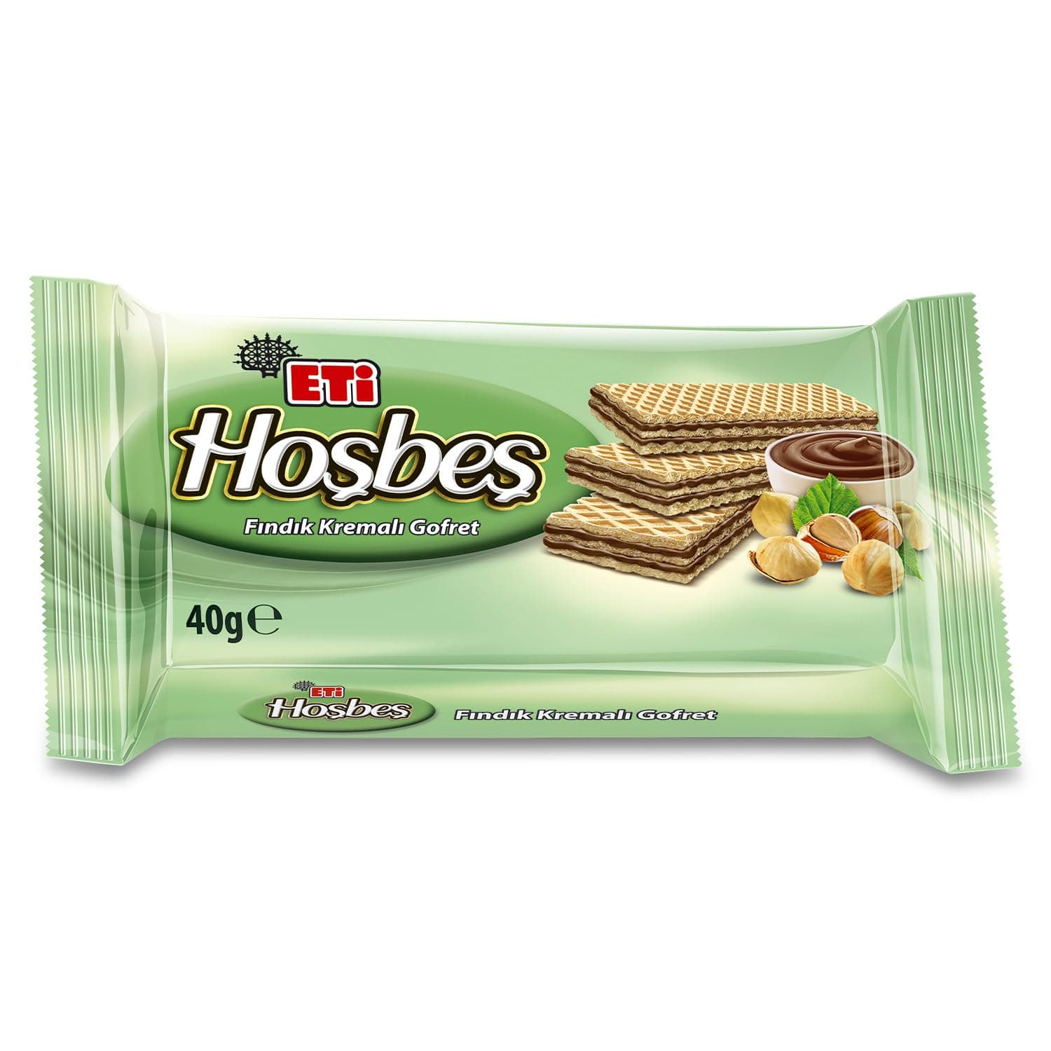 Eti Hoşbeş Fındık Kremalı Gofret 40 g
