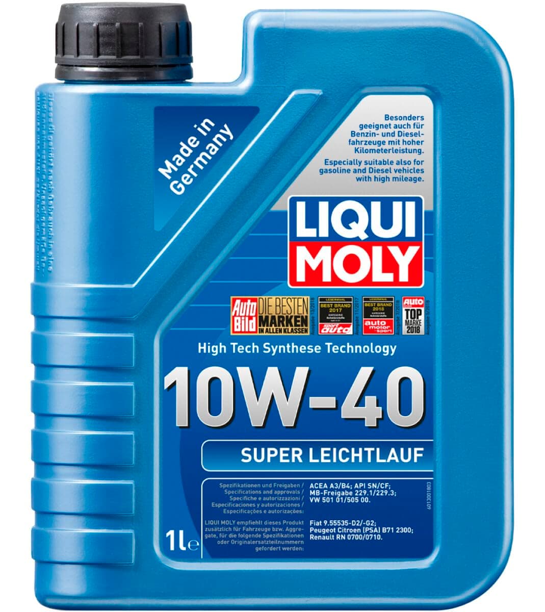 Liqui Moly Süper Sentetik Motor Yağı 10W-40 1L