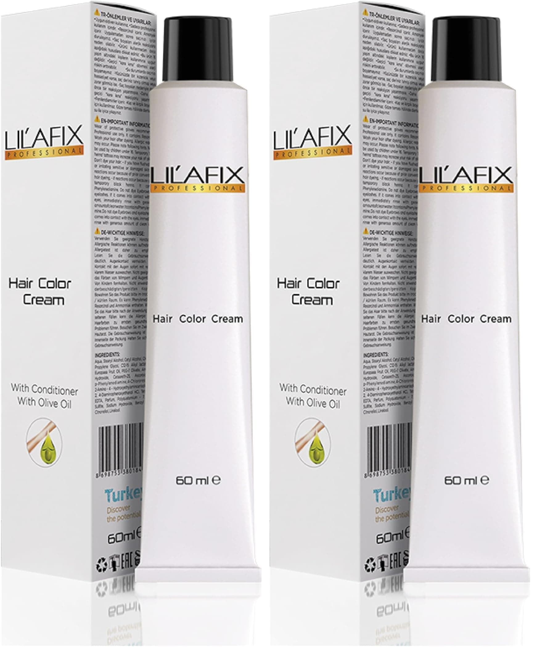 Lilafix Tüp Saç Boyası 60 ml 7.9 Açık Kumral Tütün (2 paketi)