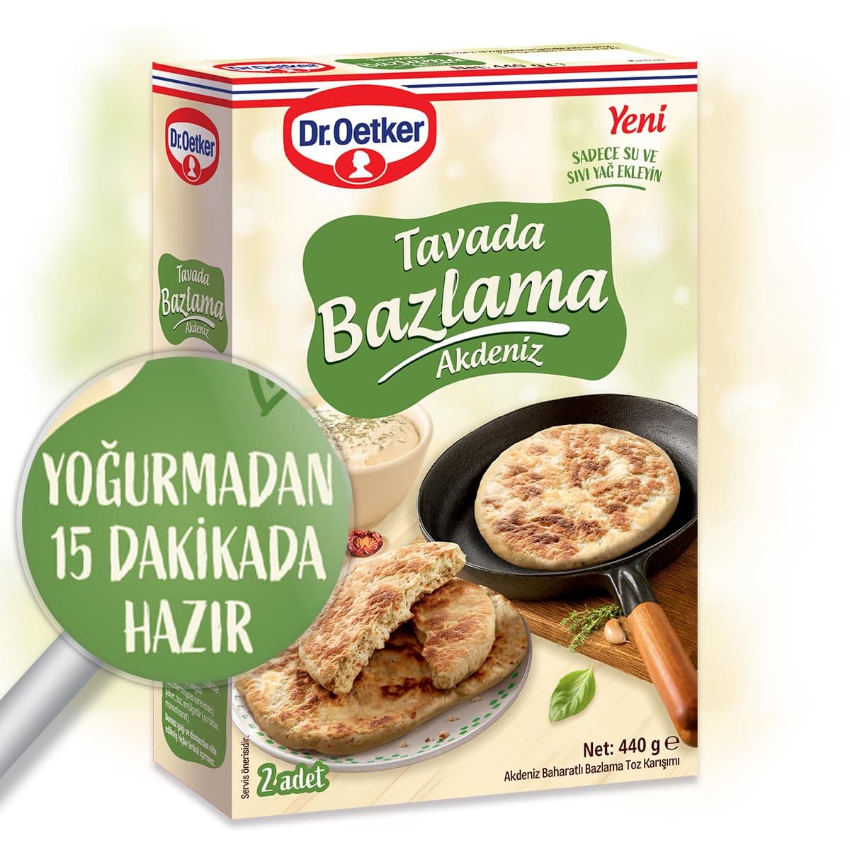 Dr. Oetker Tavada Bazlama Akdeniz 440 gr