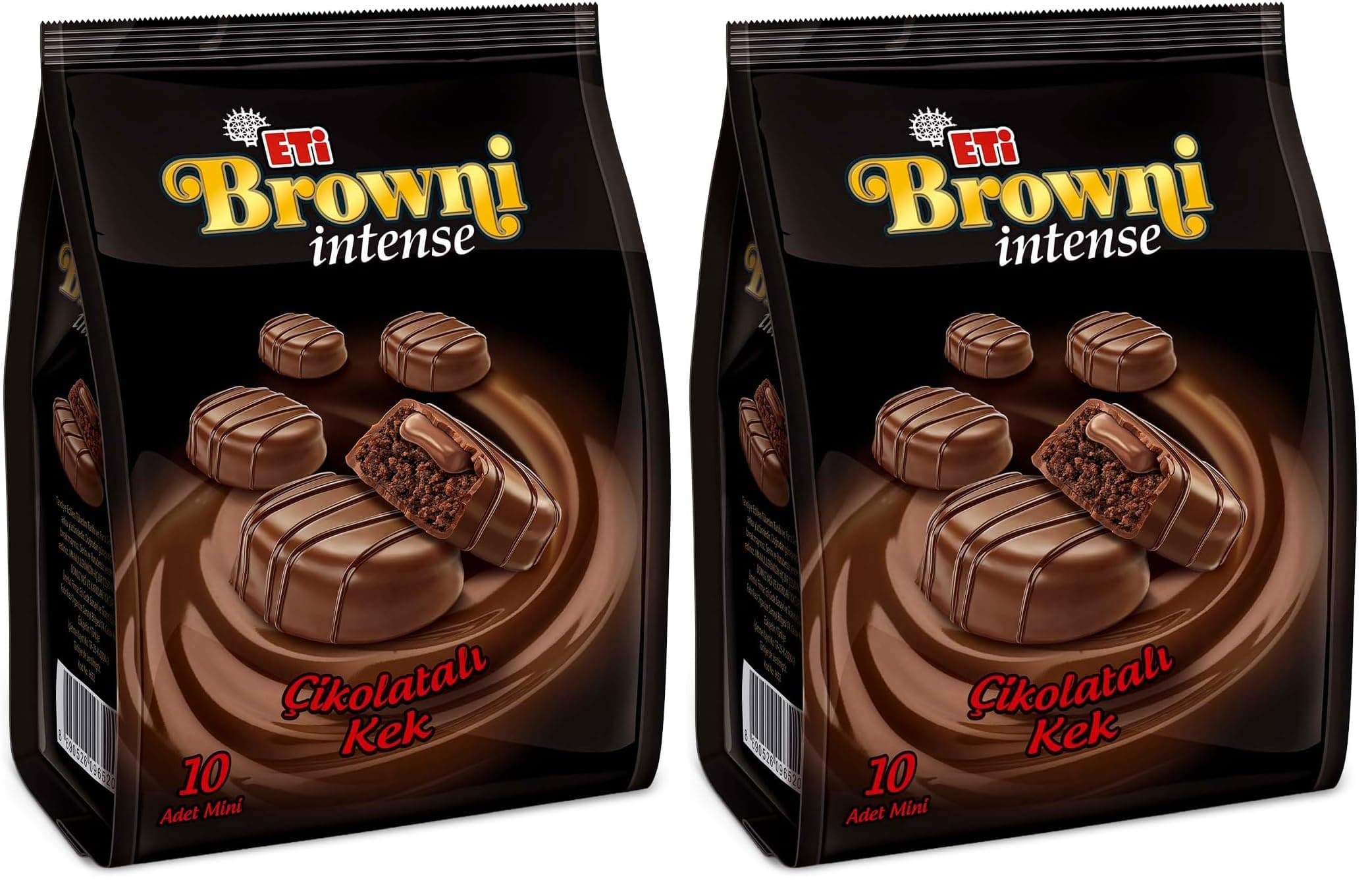 Eti Browni Intense Mini Çikolatalı Kek 160 g x 12 Adet (2 paketi)