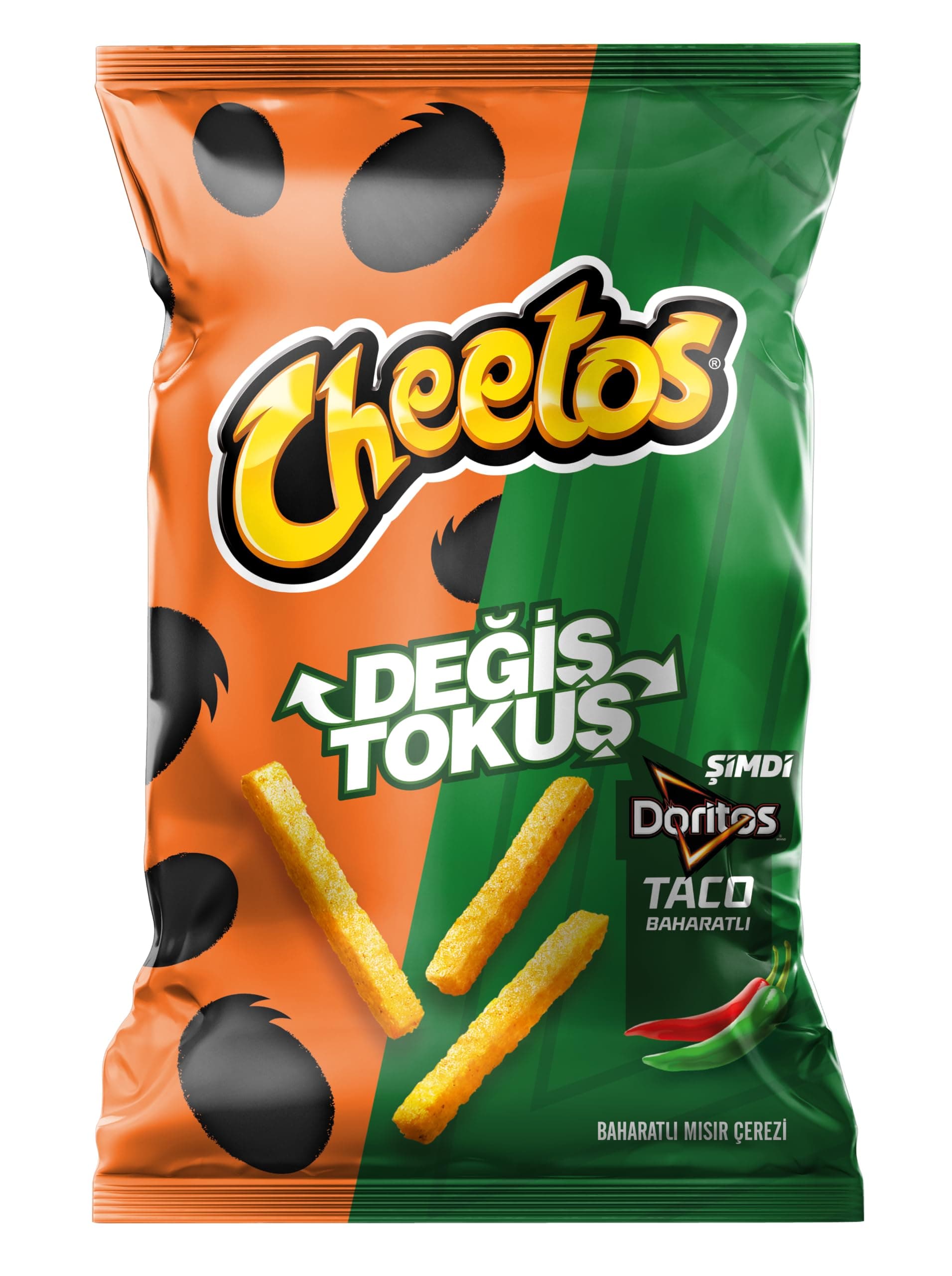 Cheetos Fırından Taco Baharatlı Mısır Çerezi Süper Boy 100 g