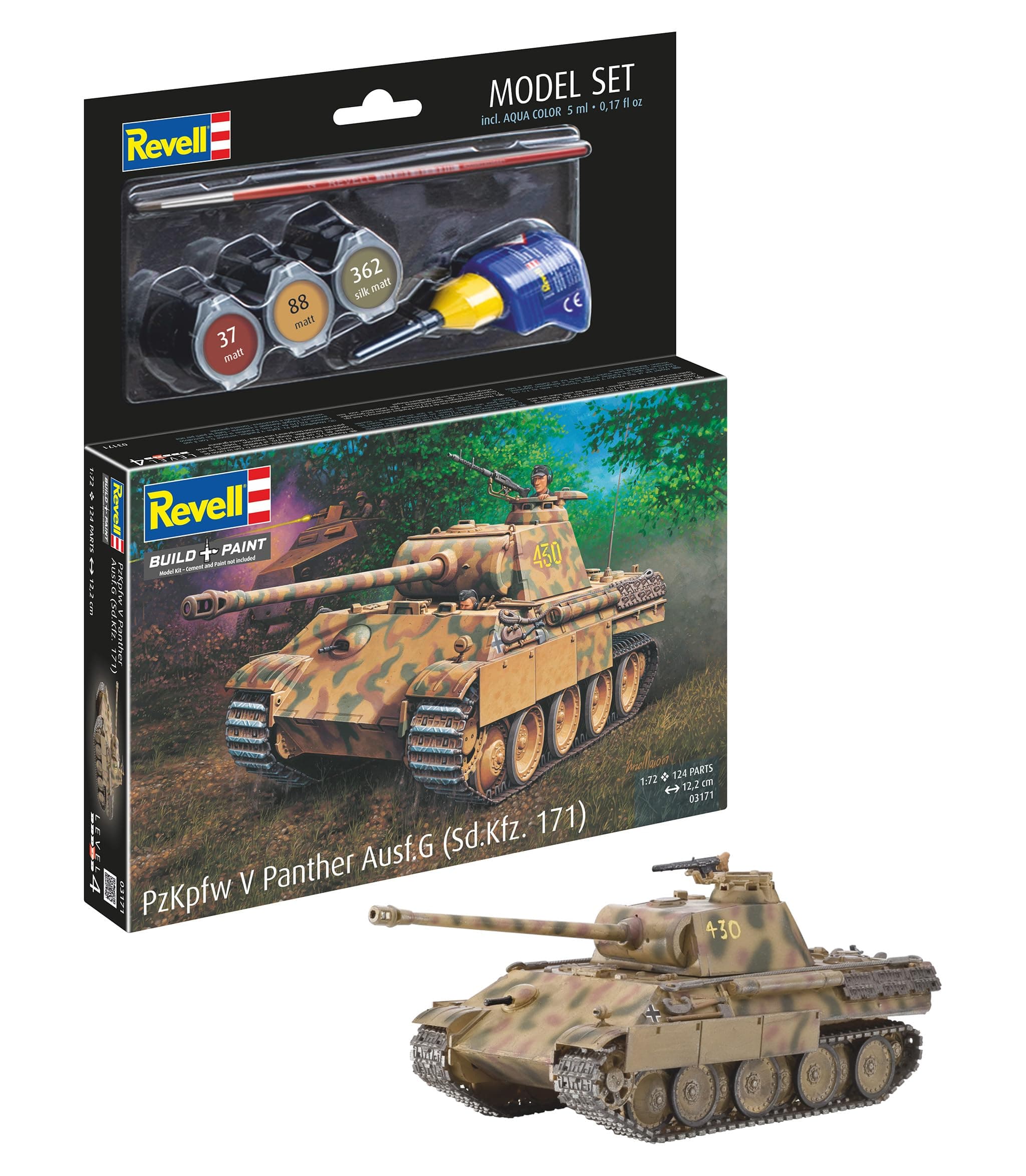 Revell M. Set Panther Ausf. G (Sd.Kfz. 171), Oyuncak