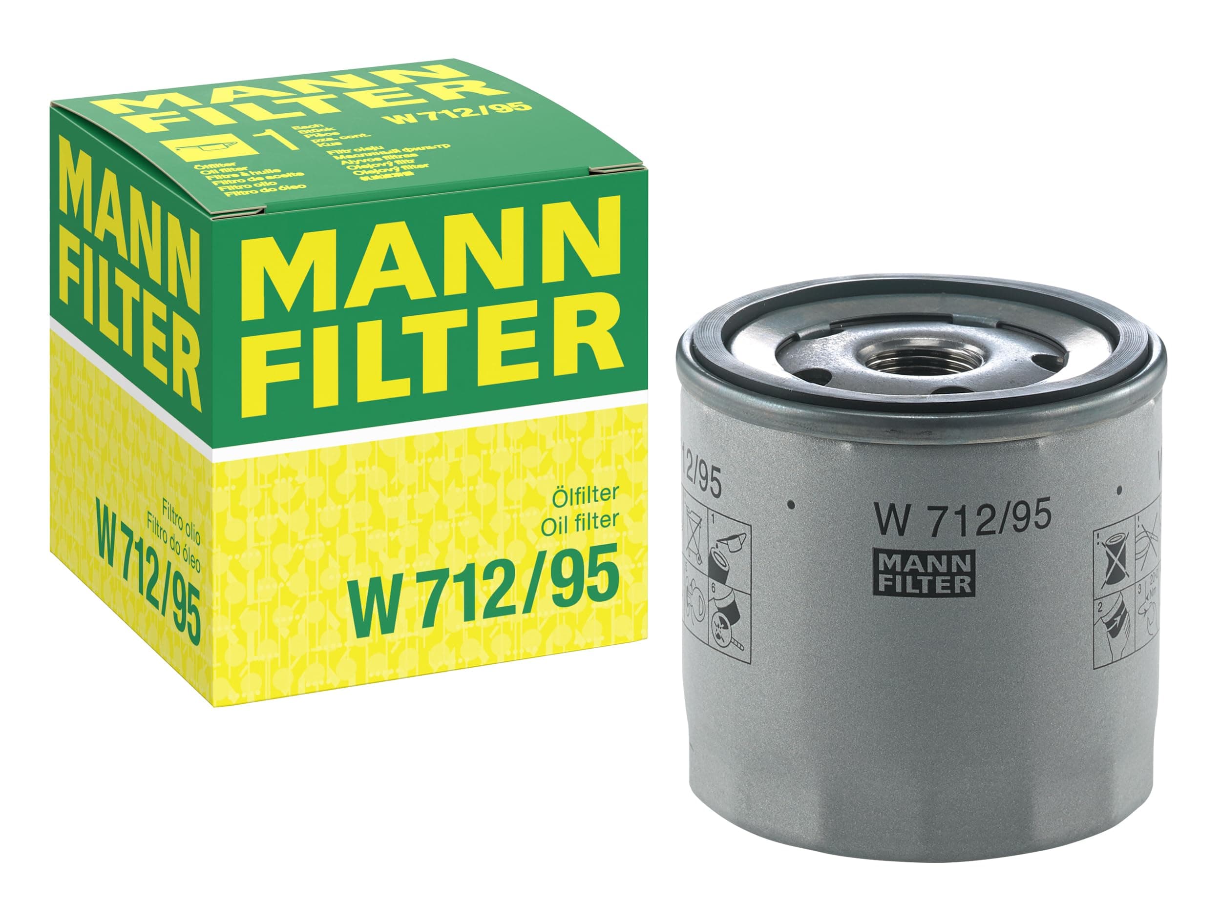 MANN-FILTER W 712/95 Yağ Filtresi (VW Group)