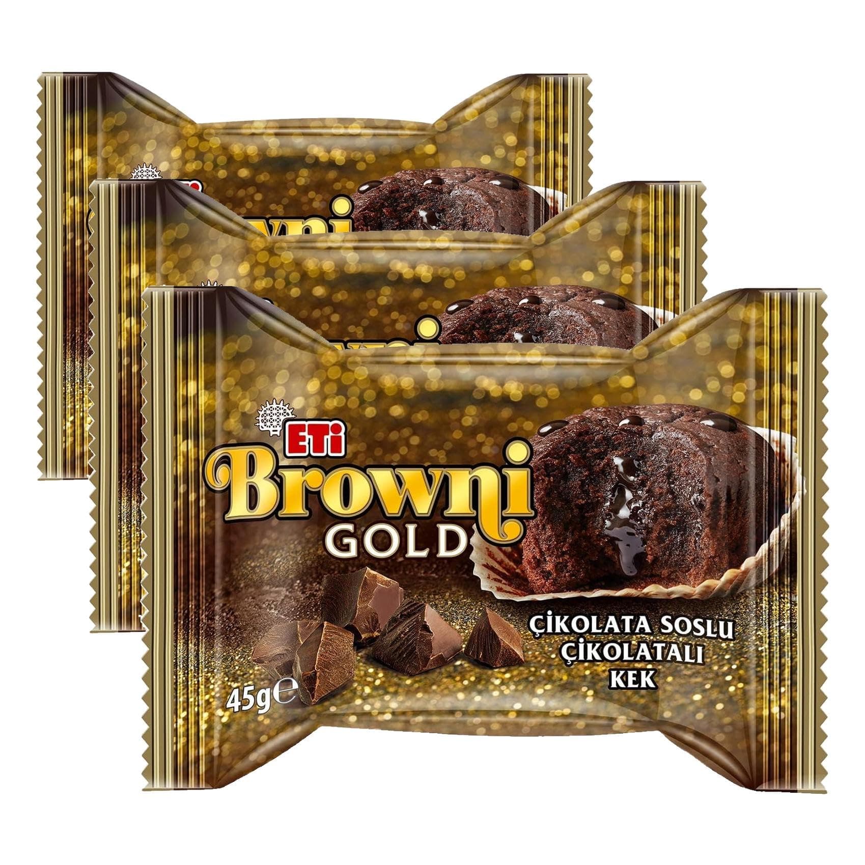 Eti Browni Gold Çikolata Soslu Kek 45 g x 24 Adet (3 paketi)
