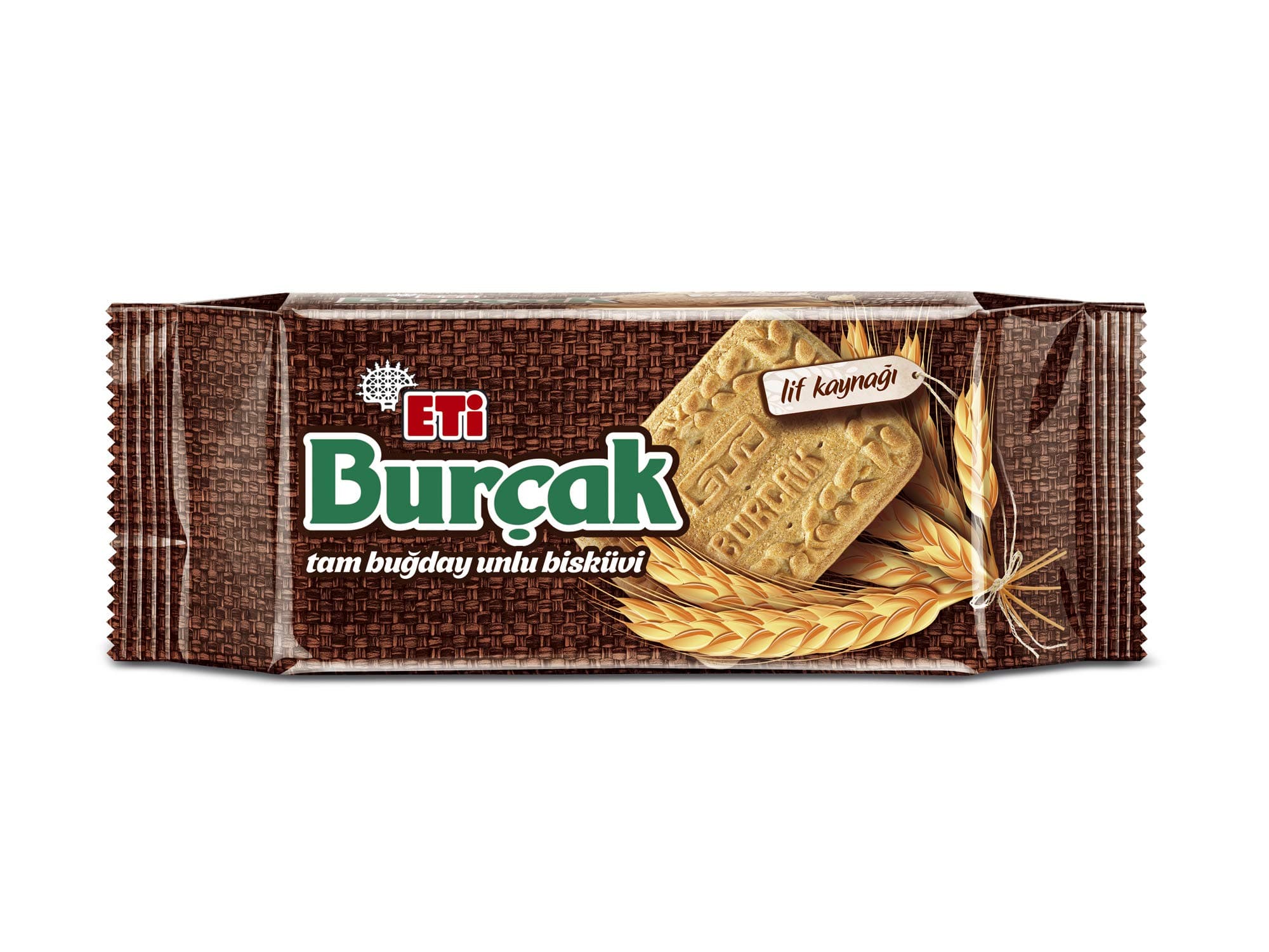 Eti Burçak Tam Buğday Unlu Bisküvi 131 g (4 paketi)