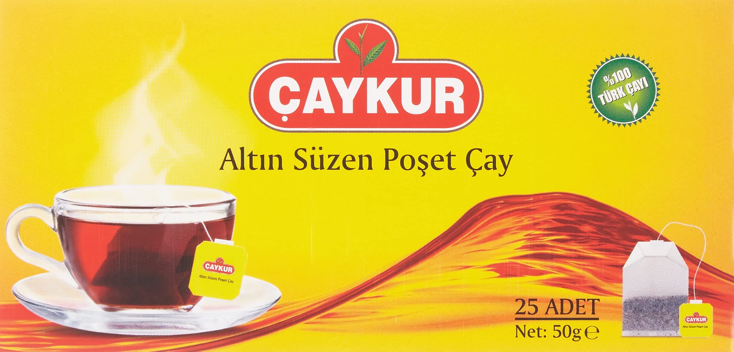 Çaykur Siyah Süzen Poşet Çay 25'li 50 gr