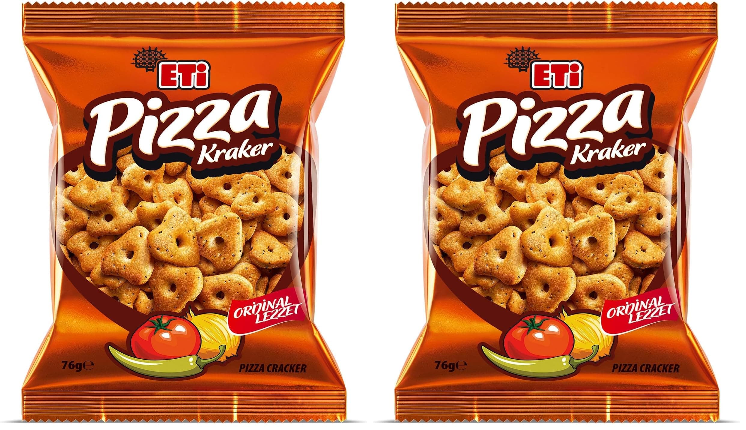 Eti Pizza Kraker 76 g 2li paket