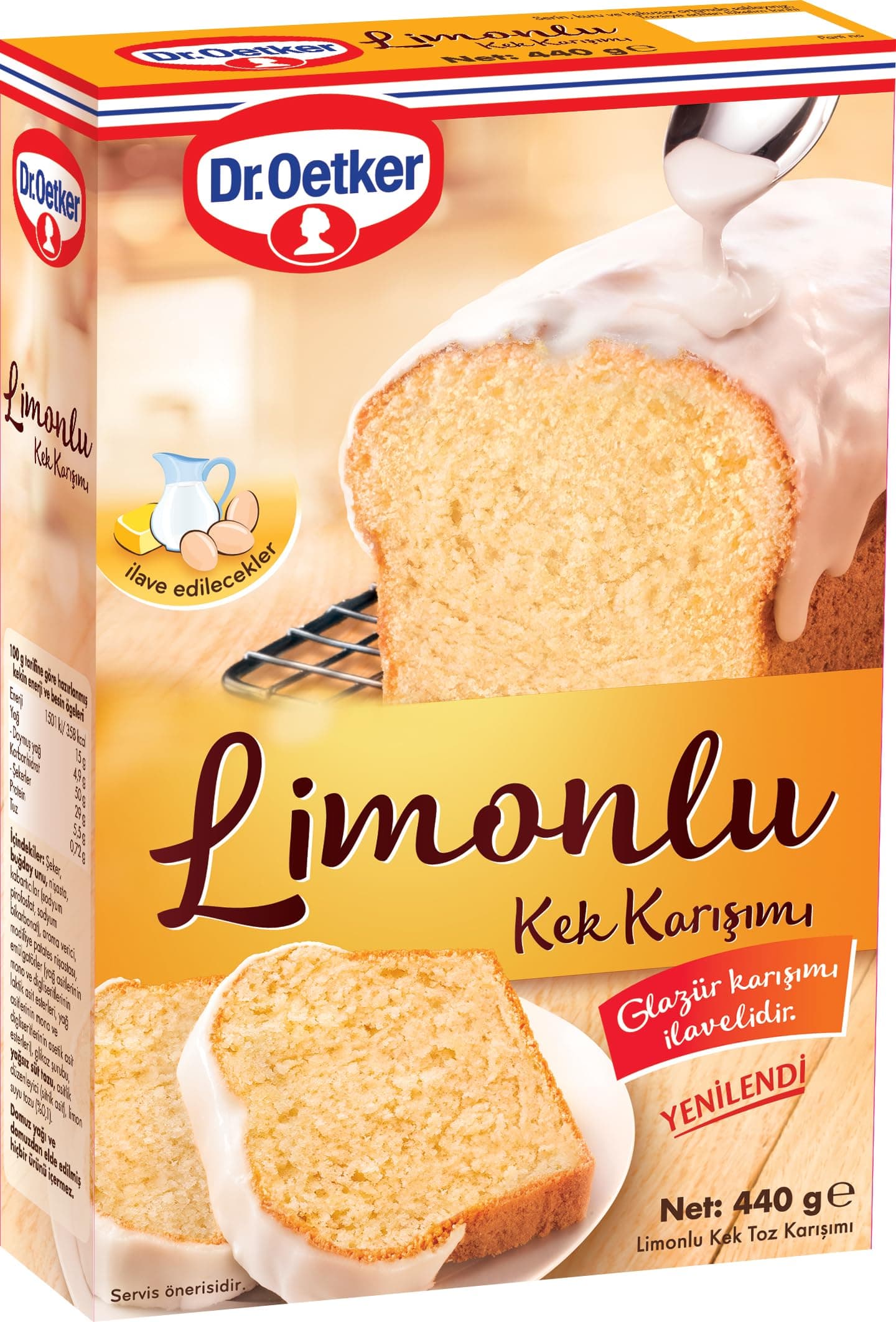 Dr. Oetker Limonlu Kek Karışımı 440 gr