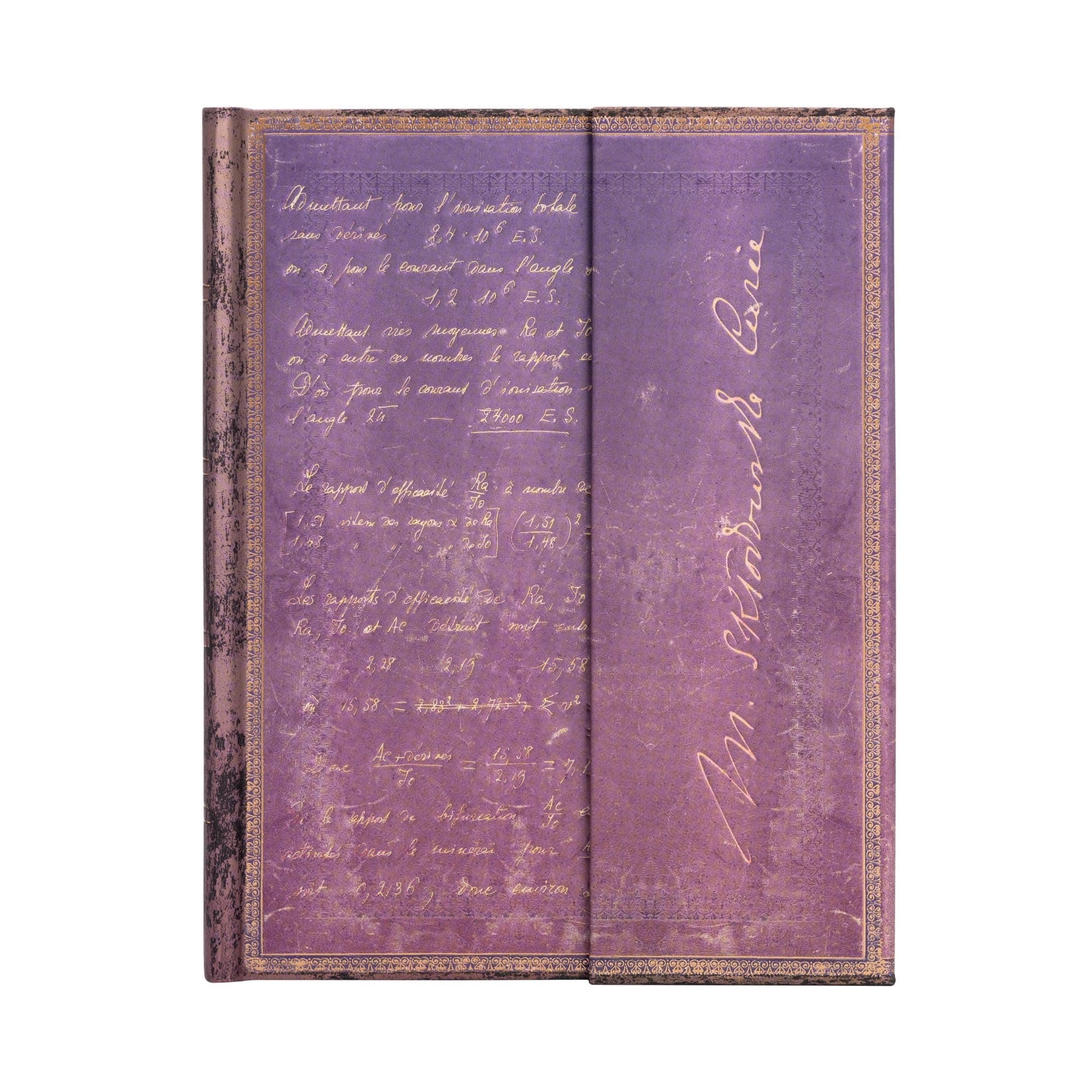 Marie Curie, Science of Radioactivity Ultra Lined Hardcover Journal, 144pg, 120GSM by Paperblanks (Embellished Manuscripts Collection)