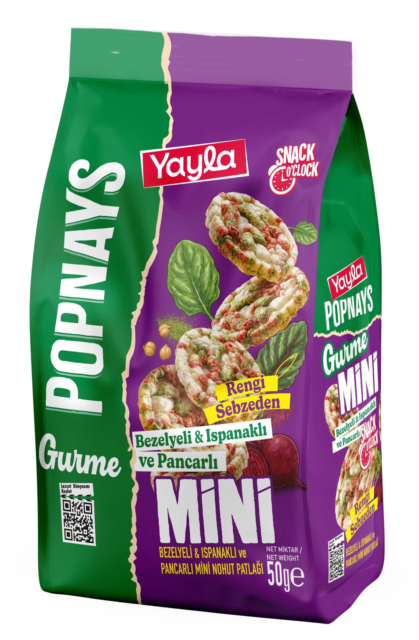 Yayla Ispanak Pancarlı Nohut Patlağı Quadro 50 Gram