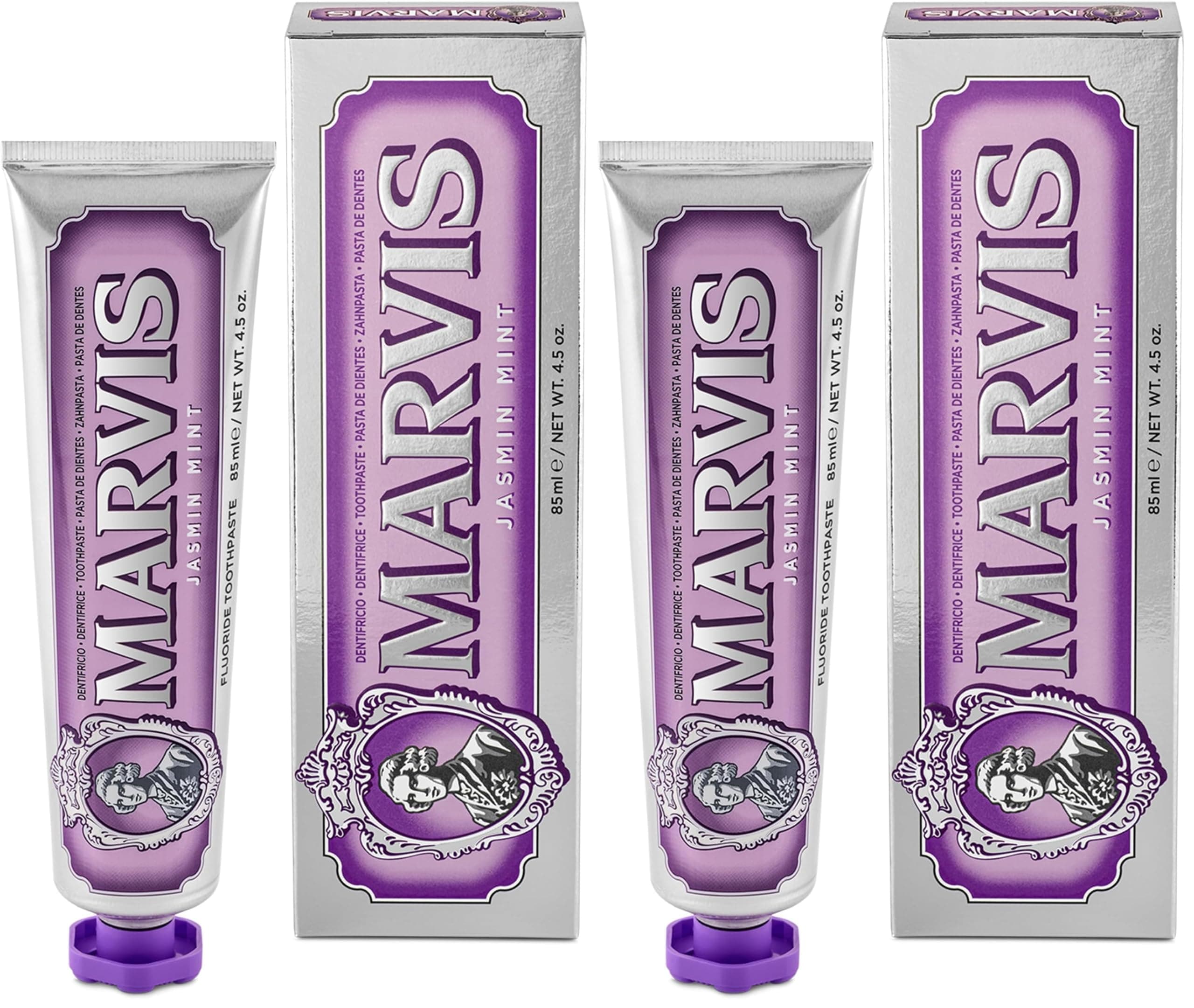 Marvis Jasmin Mint ve Xylitol, 85 Ml (2 paketi)
