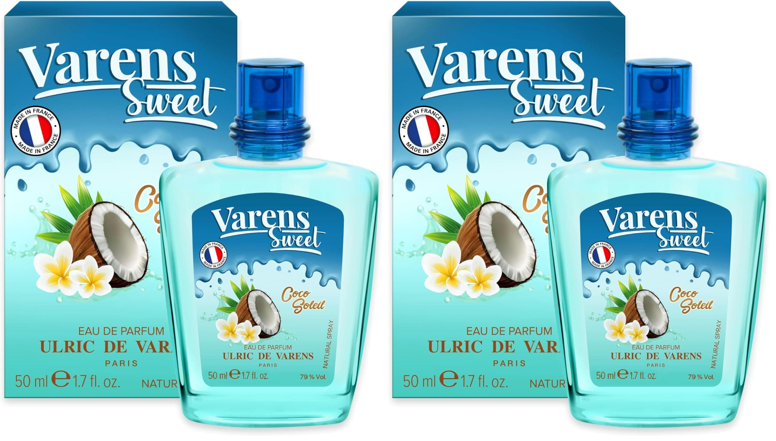 VARENS SWEET - COCO SOLEIL - EDP 50ML Kadın Parfüm (2 paketi)