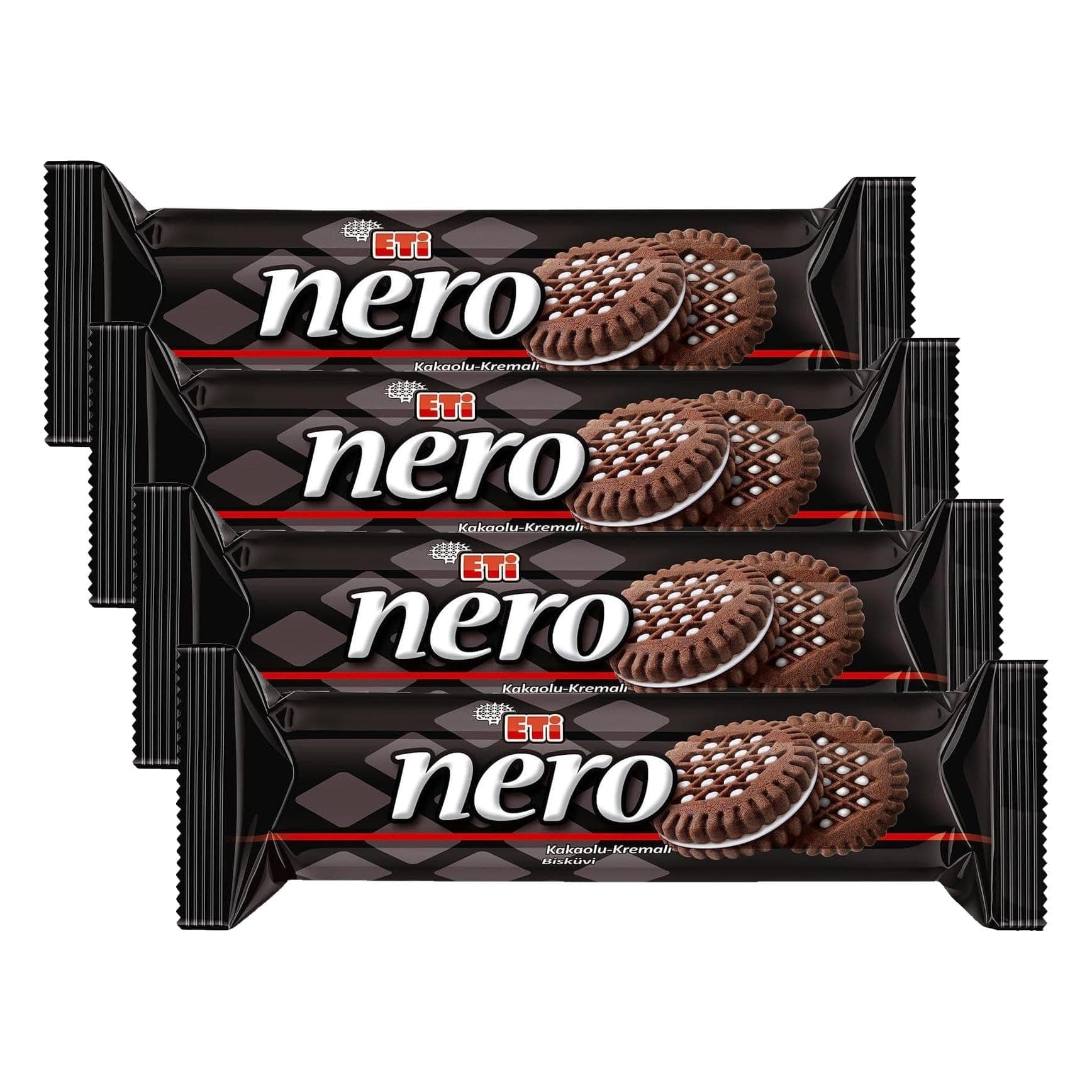 Eti Nero Kakaolu Bisküvi 110 g 4lü paket