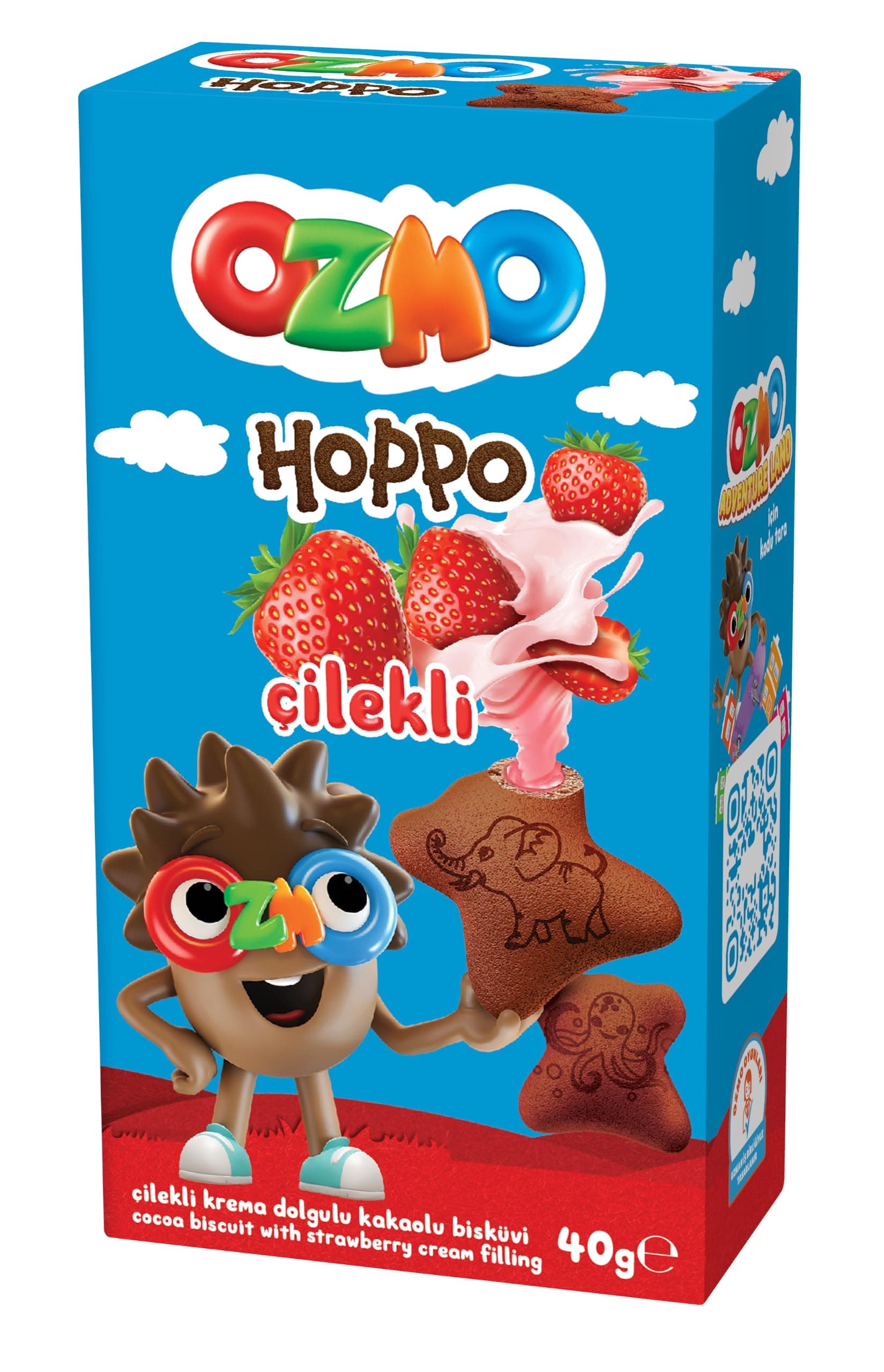 Ozmo Hoppo Çilekli 40 Gr