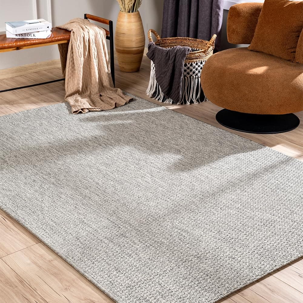 Koza Halı Loft Gri Tozumaz Salon Koridor Balkon Teras Bahçe Oturma Odası Halısı A0806a, 80 x 150
