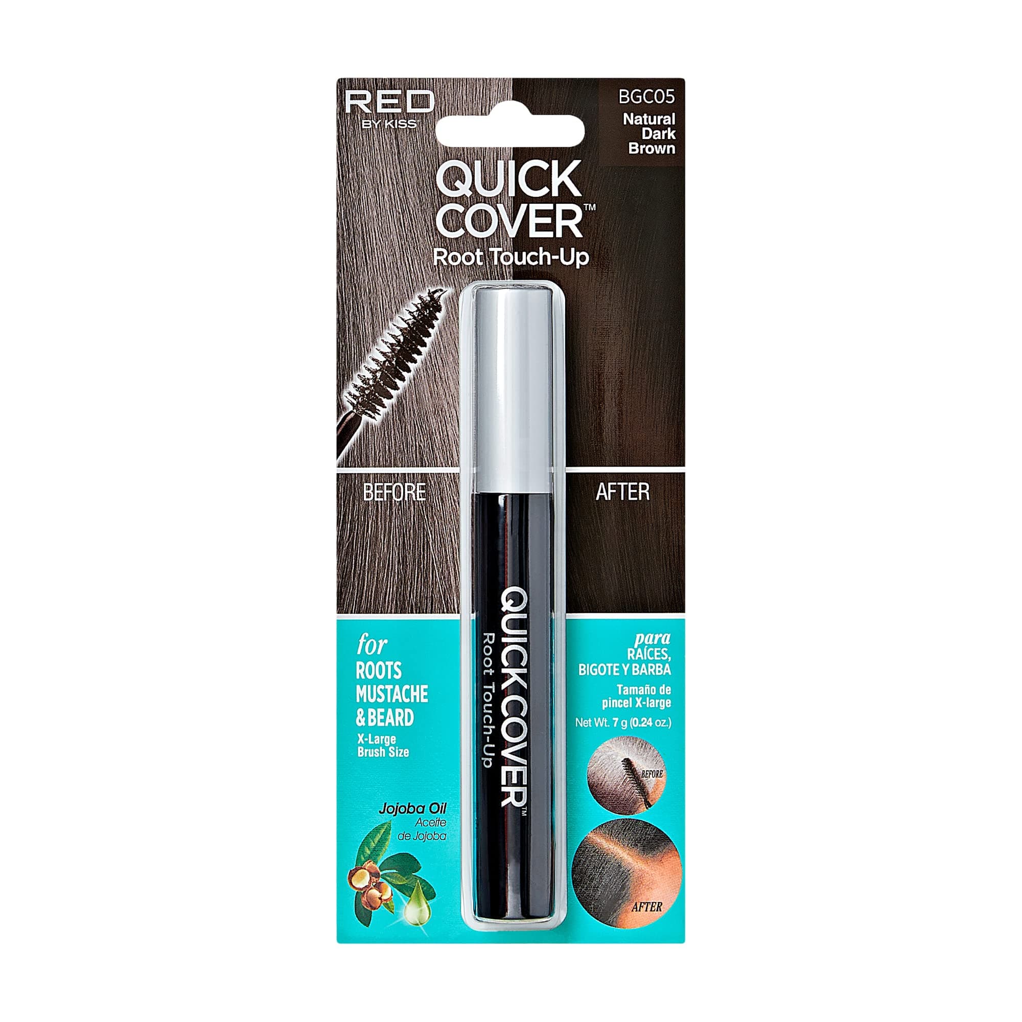 Kiss Quick Cover Beyaz Saç Kapatıcısı 1 Paket (1 x 7 g)