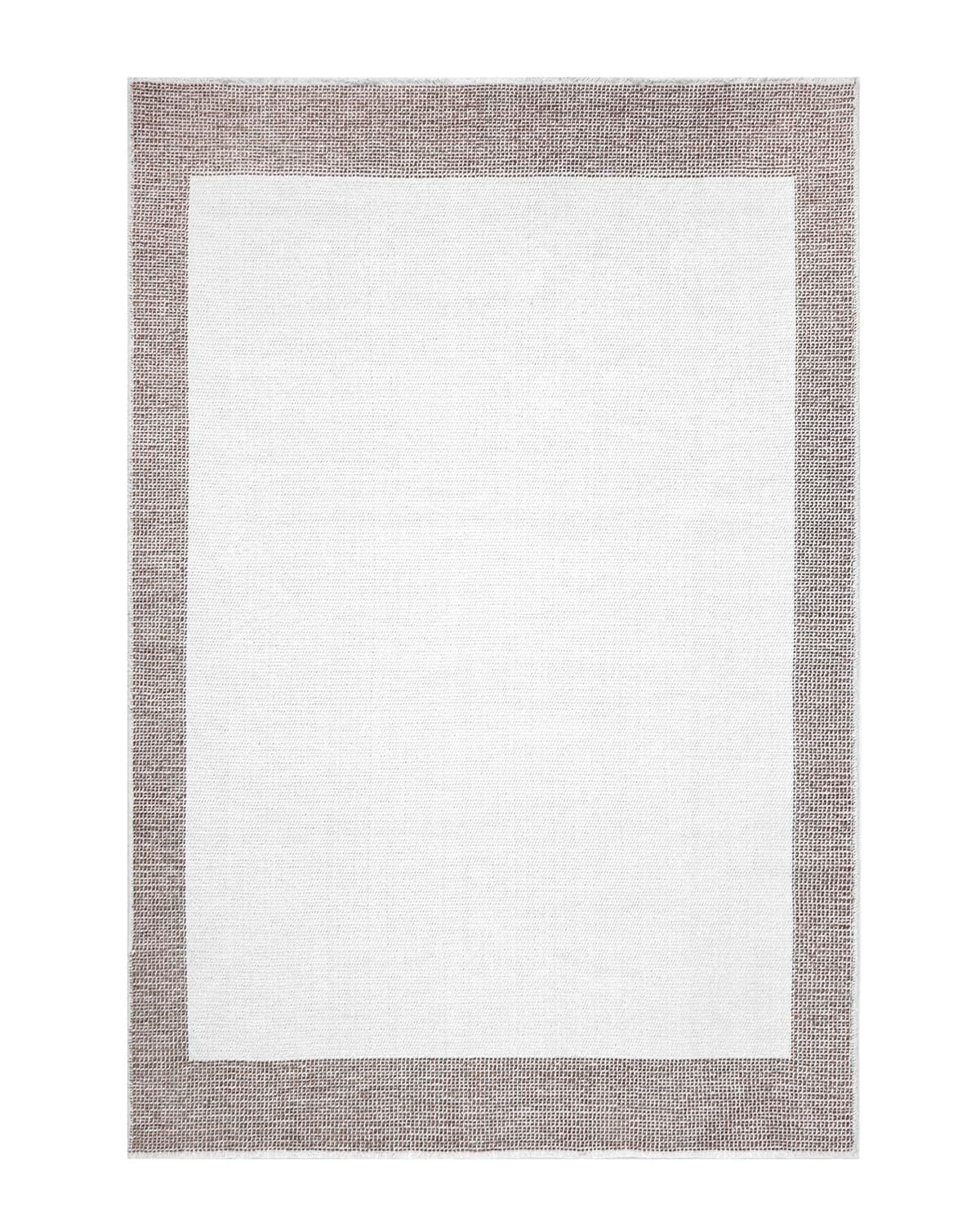 English Home Whisper Dokuma Kilim Kahve