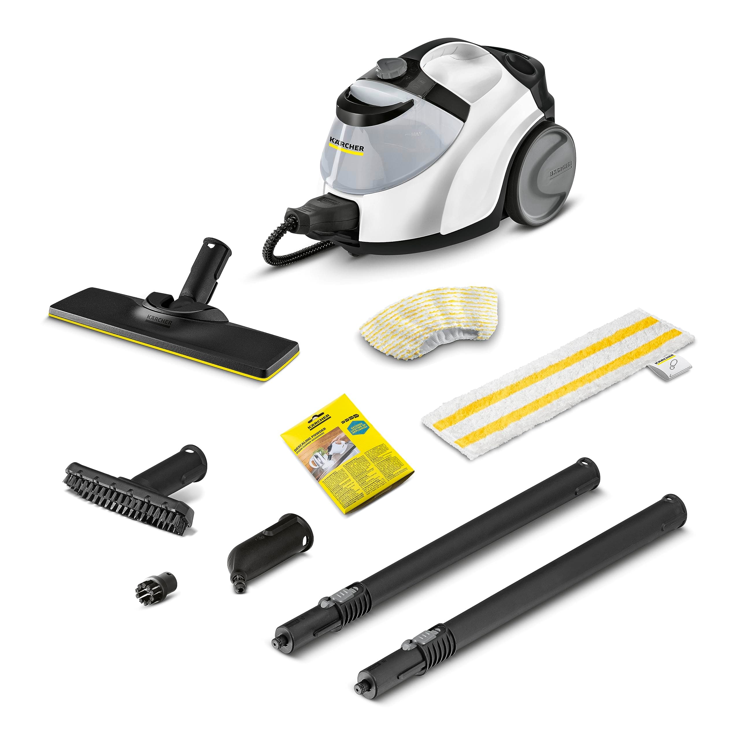 Kärcher SC 5 EasyFix Iron Plug Buharlı Temizlik Makinesi, 4.2 Bar, 75 m² Temizleme Alanı, Beyaz