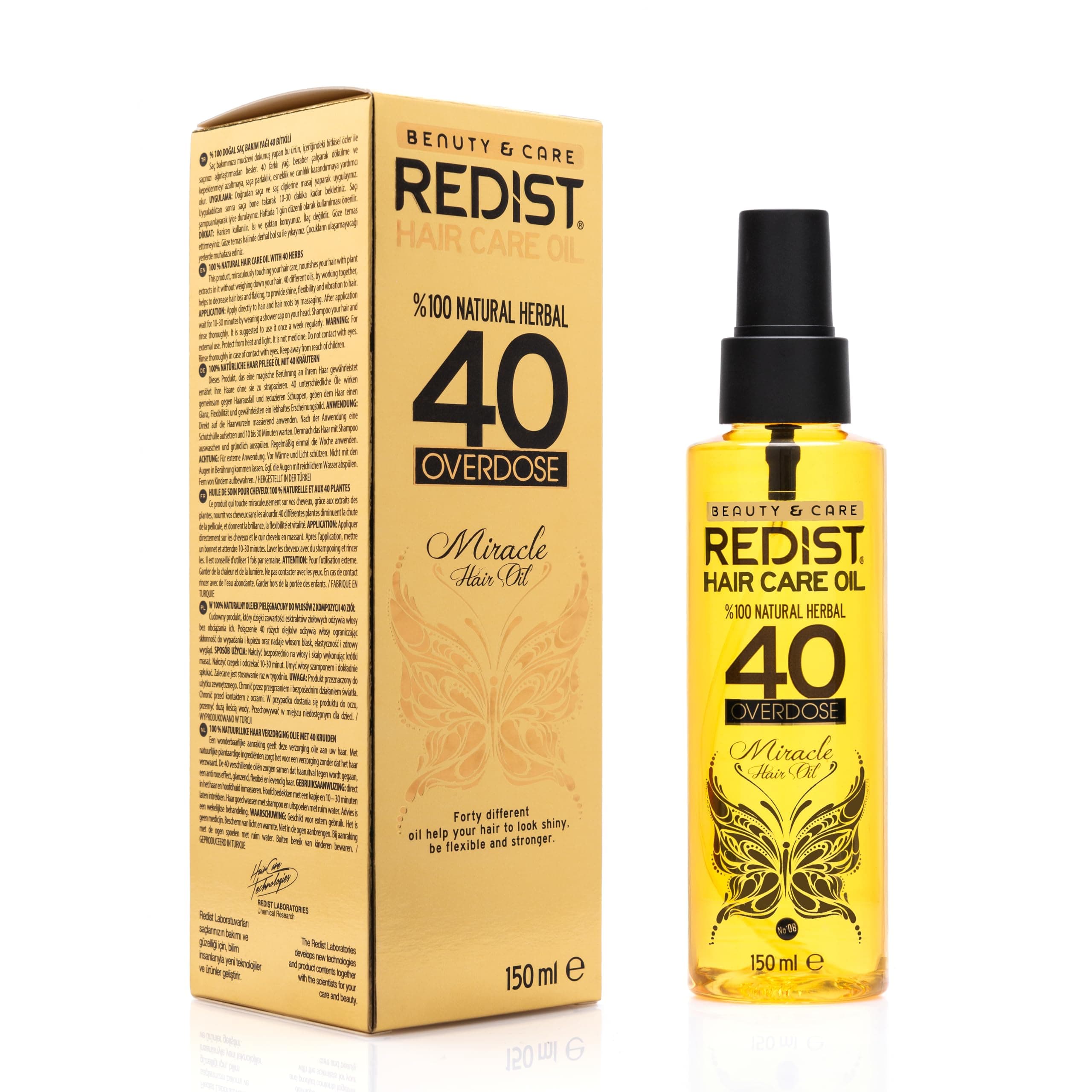 Redist Saç Bakım Yağı 40 Bitkili 150 ML