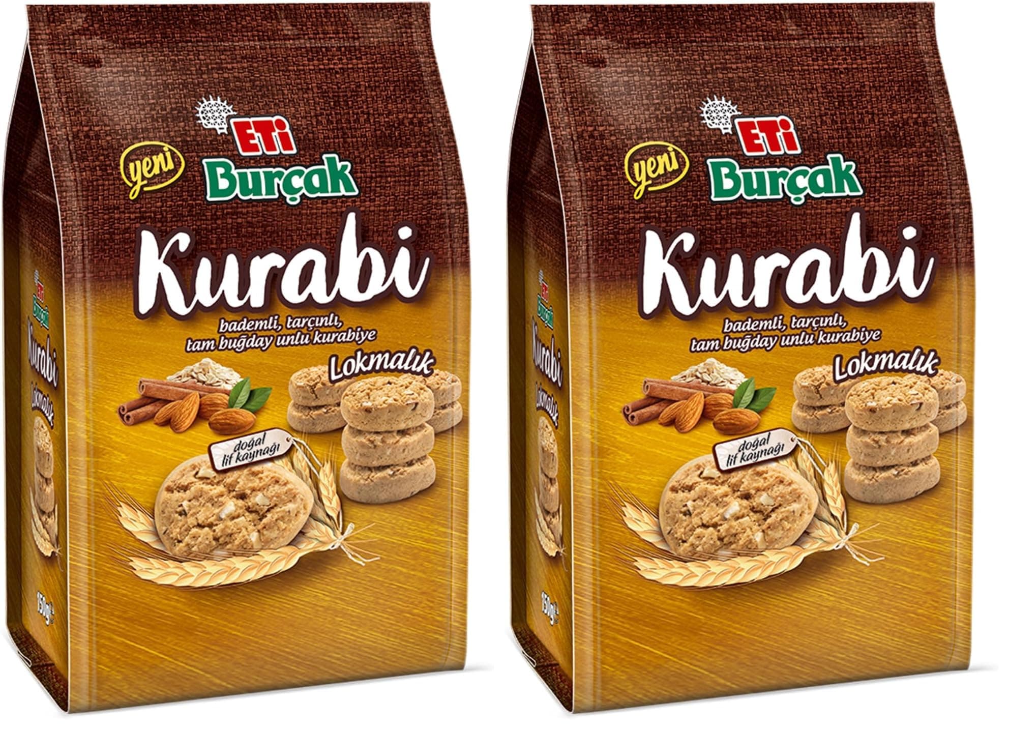 Eti Burçak Kurabi Torba Bademli 150 g x 12 Adet (2 paketi)