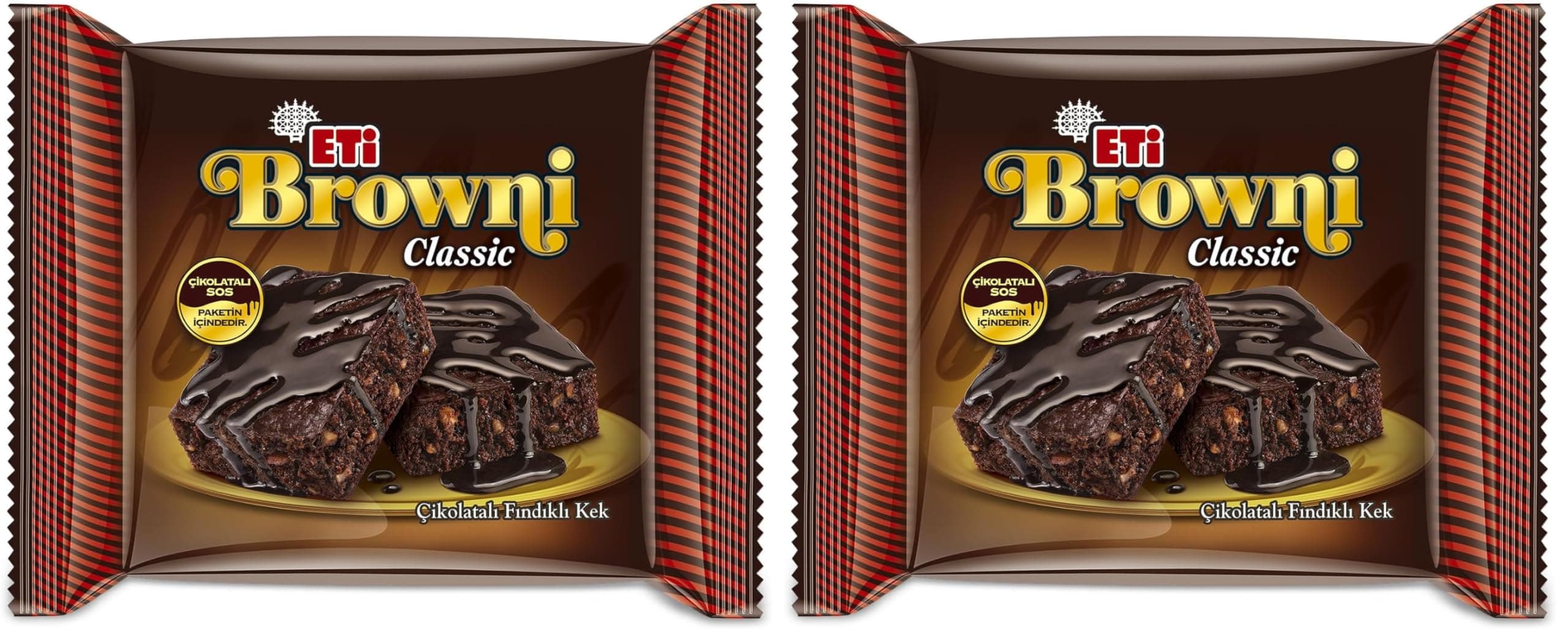 Eti Browni Çikolatalı Fındıklı Kek 200 g x 14 Adet (2 paketi)